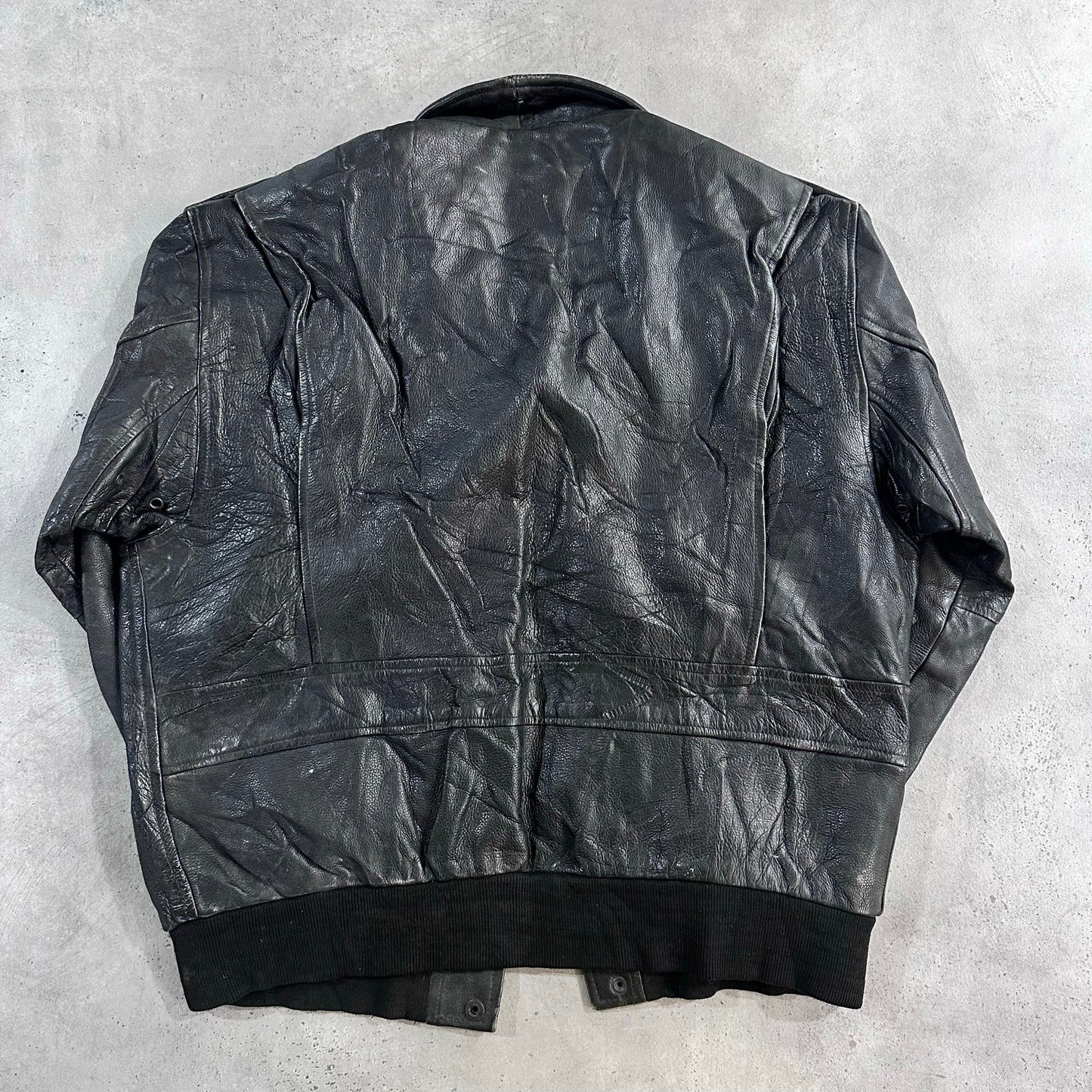 Vintage 70s-90s France Chevignon Retro Flight Leather Jackets