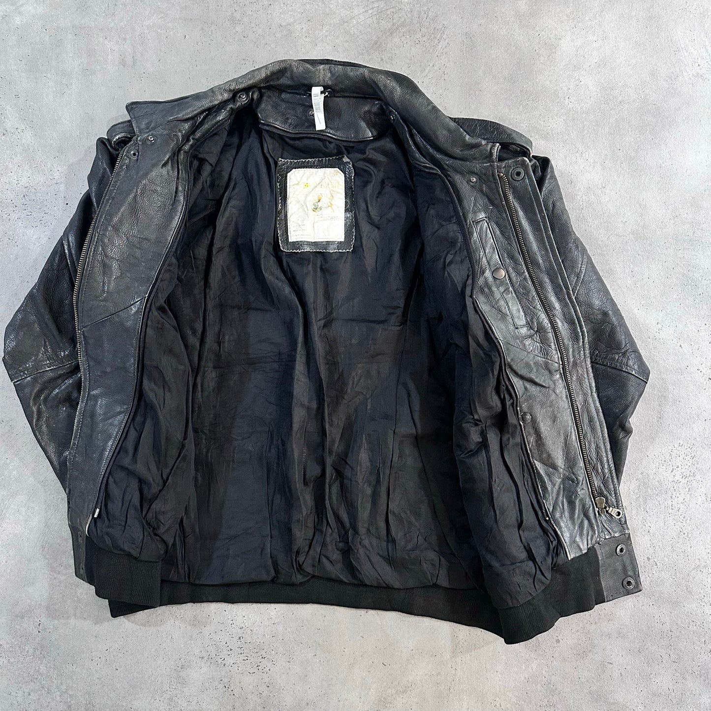 Vintage 70s-90s France Chevignon Retro Flight Leather Jackets