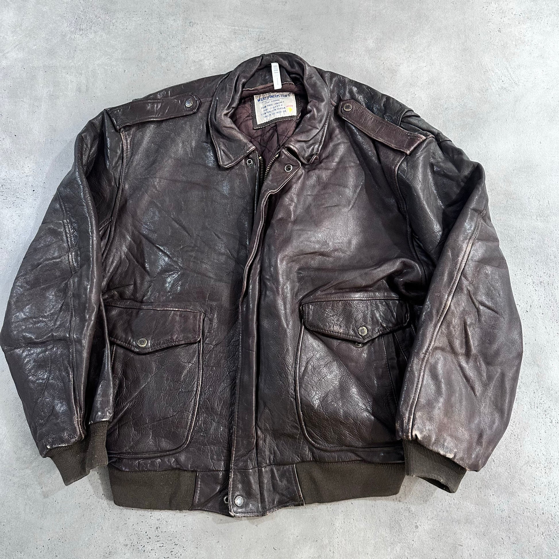 Vintage 70s-90s Military A-2 Leather Jackets