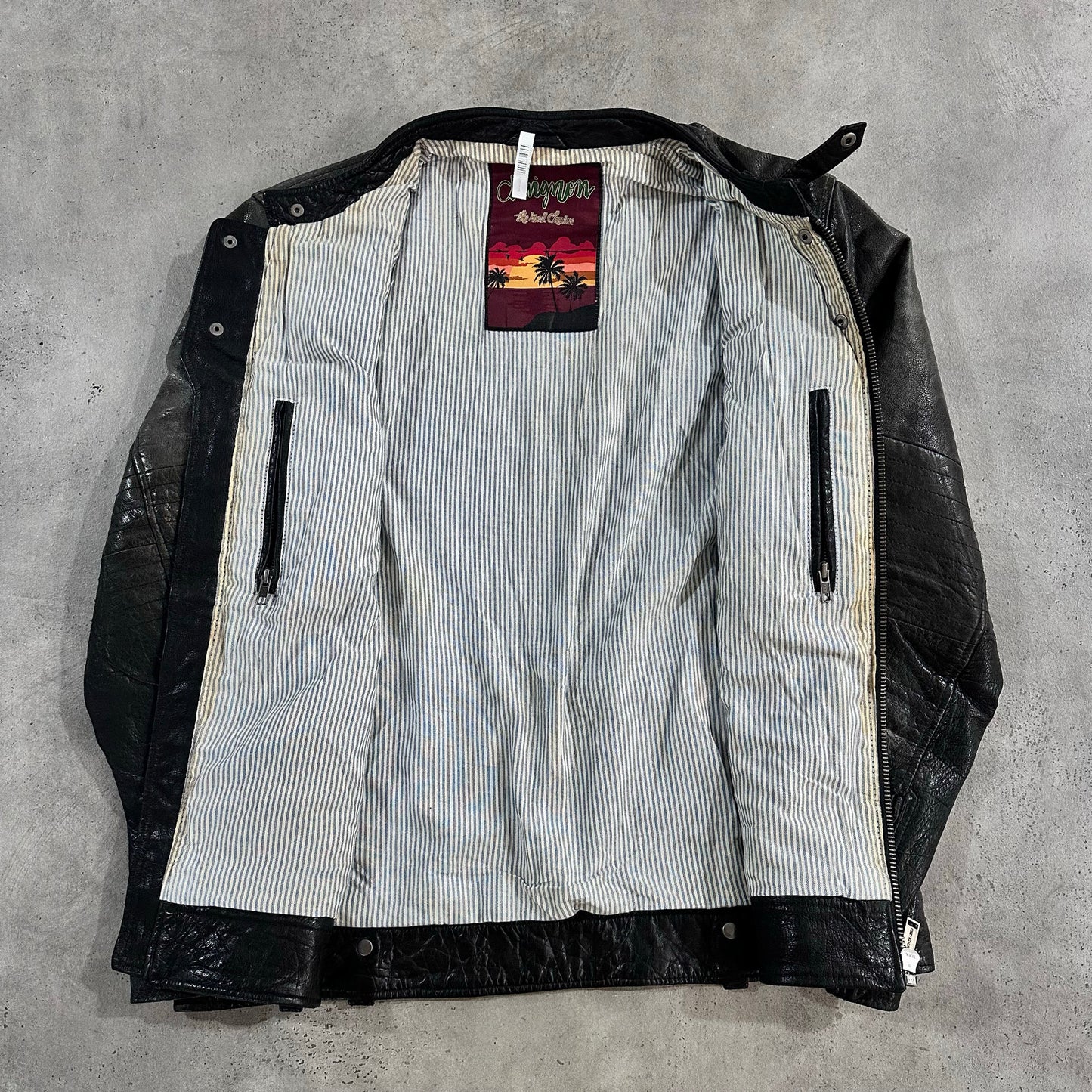 Vintage 70s-90s Chevignon Motorcycle Leather Jackets