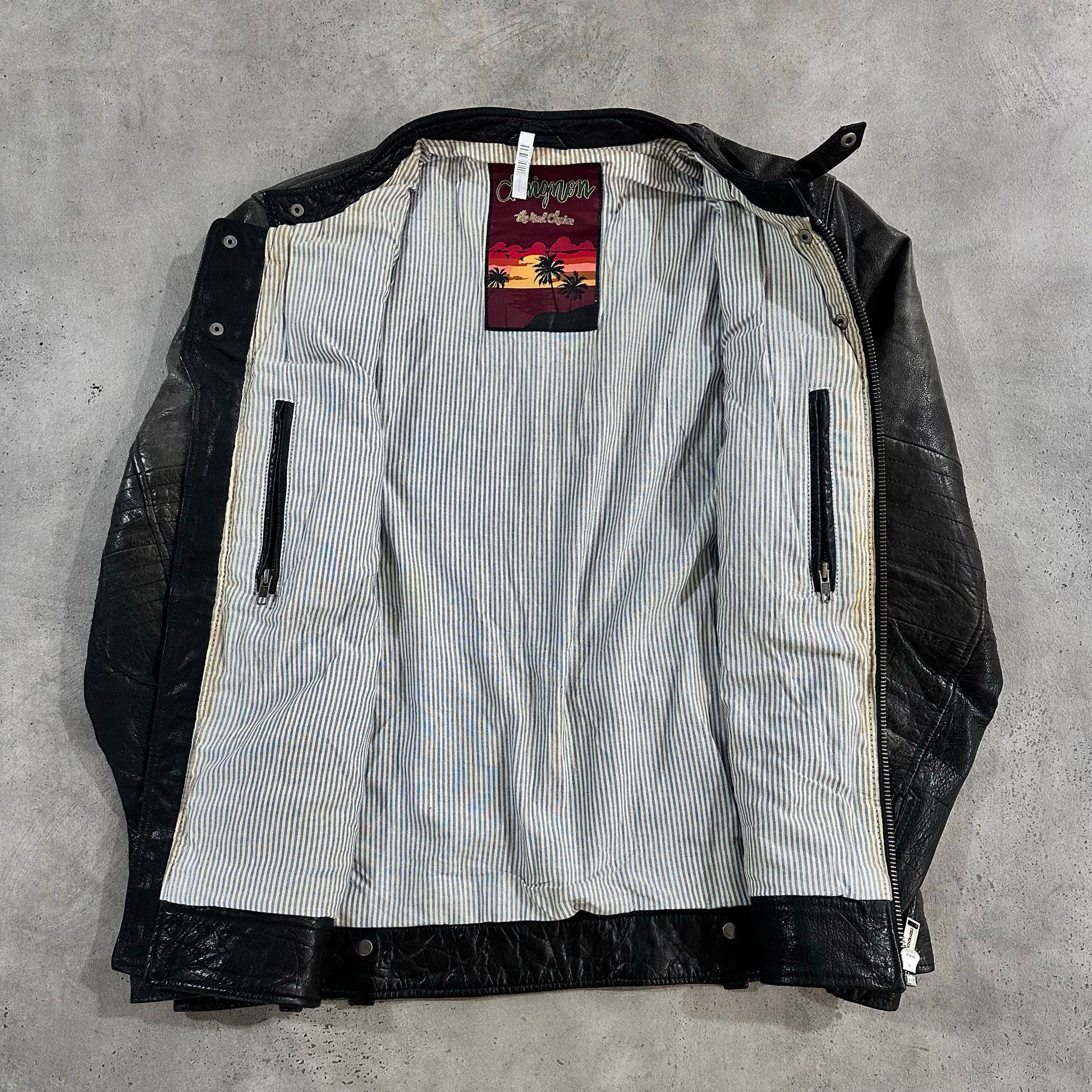 Vintage 70s-90s Chevignon Motorcycle Leather Jackets