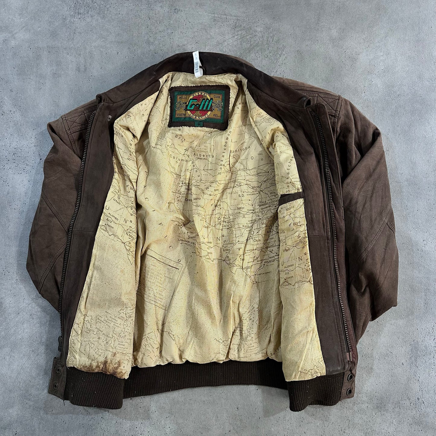 Vintage 70s-90s South Korea Military A-2 Leather Jackets