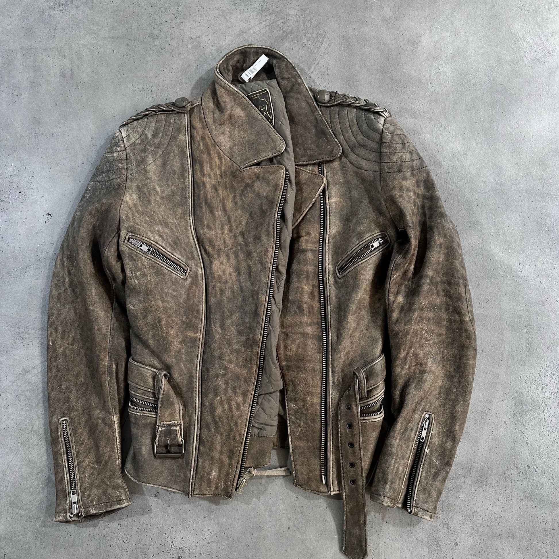 Vintage 70s-90s Germany Double Rider Leather Jackets