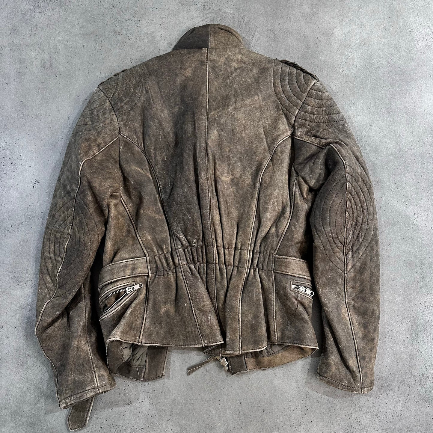 Vintage 70s-90s Germany Double Rider Leather Jackets