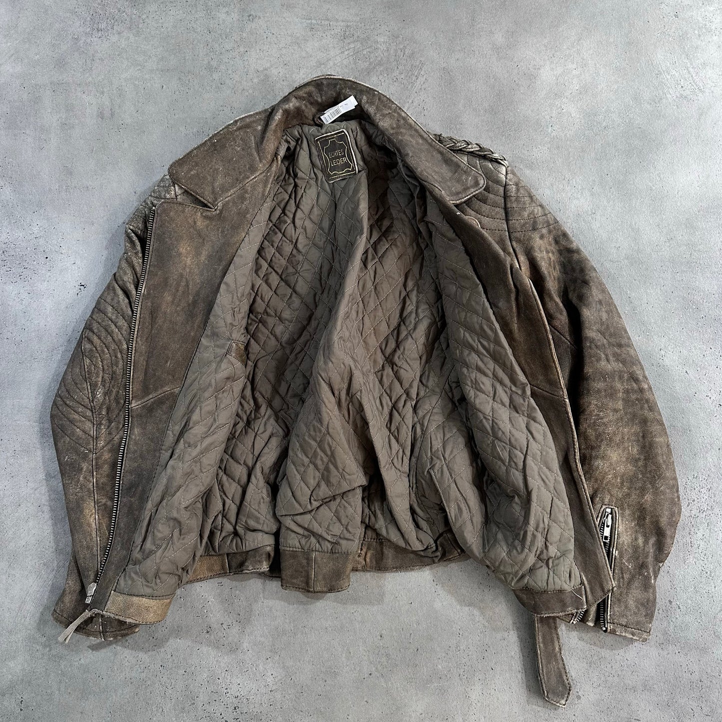 Vintage 70s-90s Germany Double Rider Leather Jackets