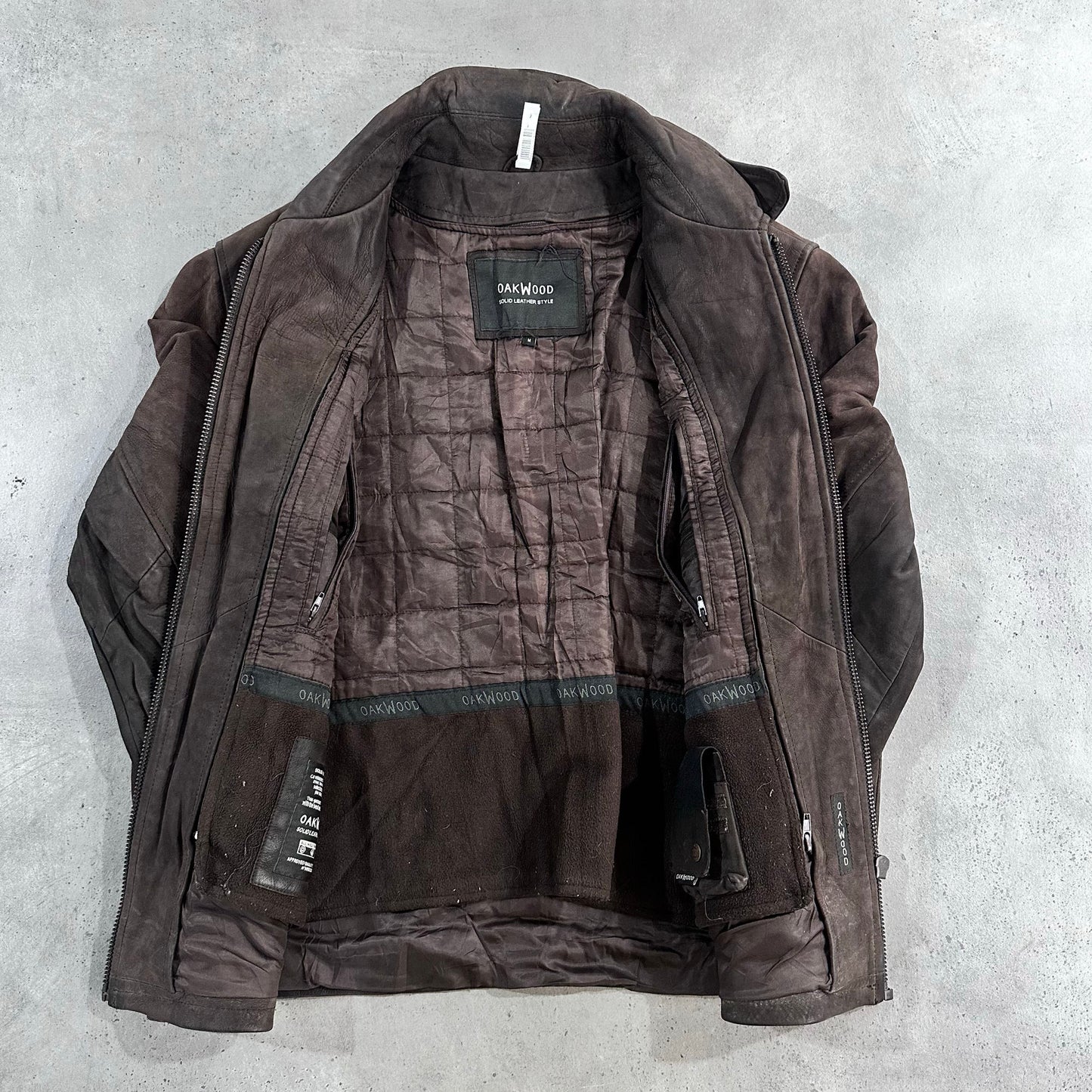 Vintage Oakwood Retro Leather Jackets