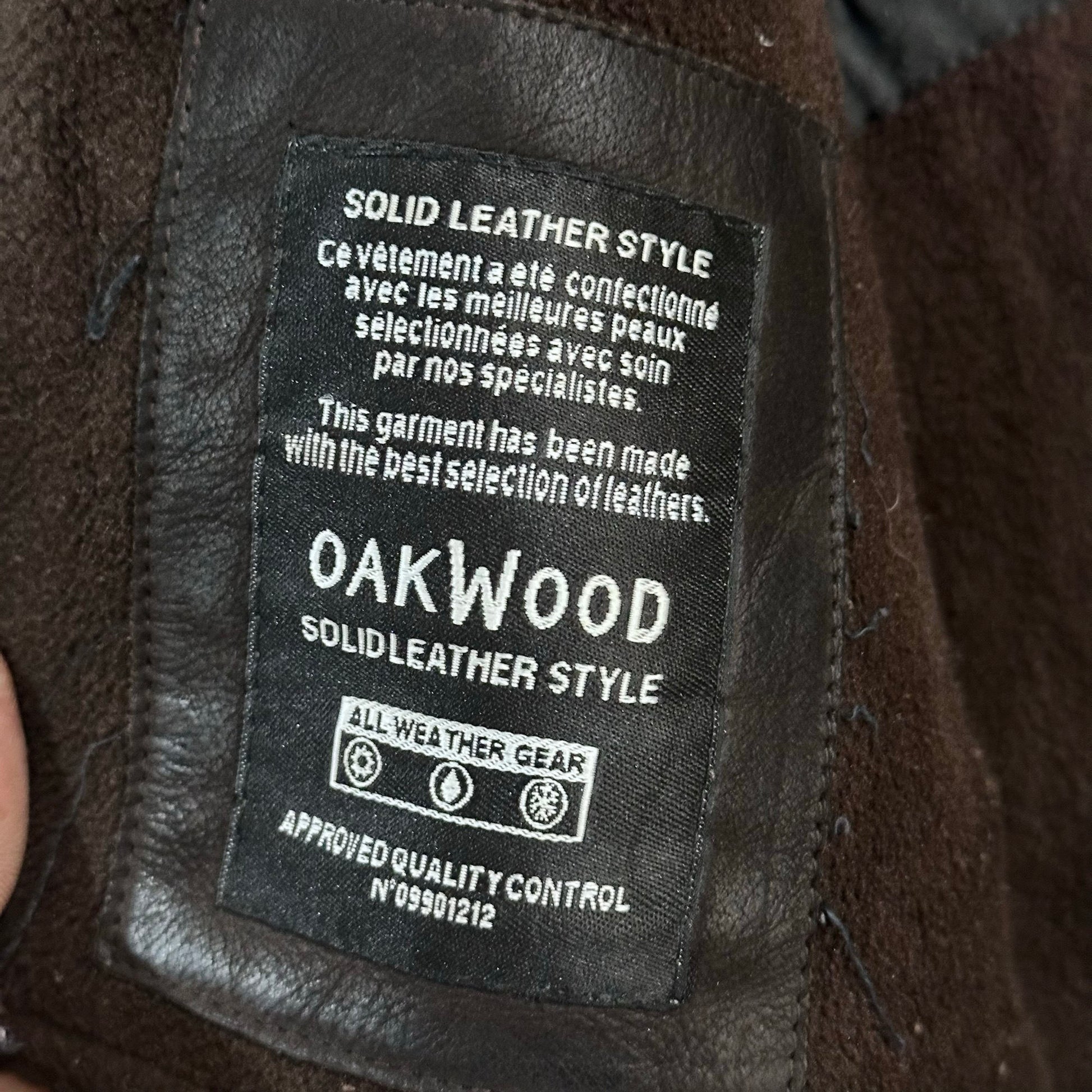 Vintage Oakwood Retro Leather Jackets