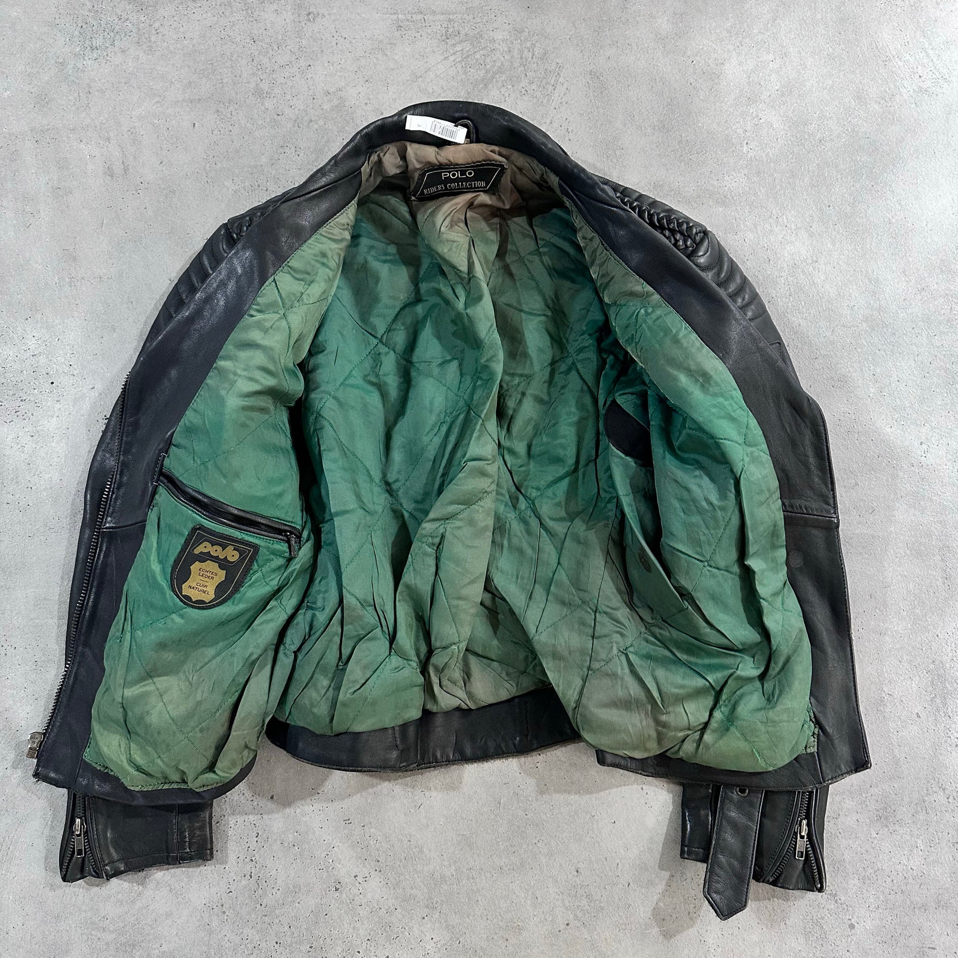 Vintage 70s-90s Germany Double Rider Leather Jackets