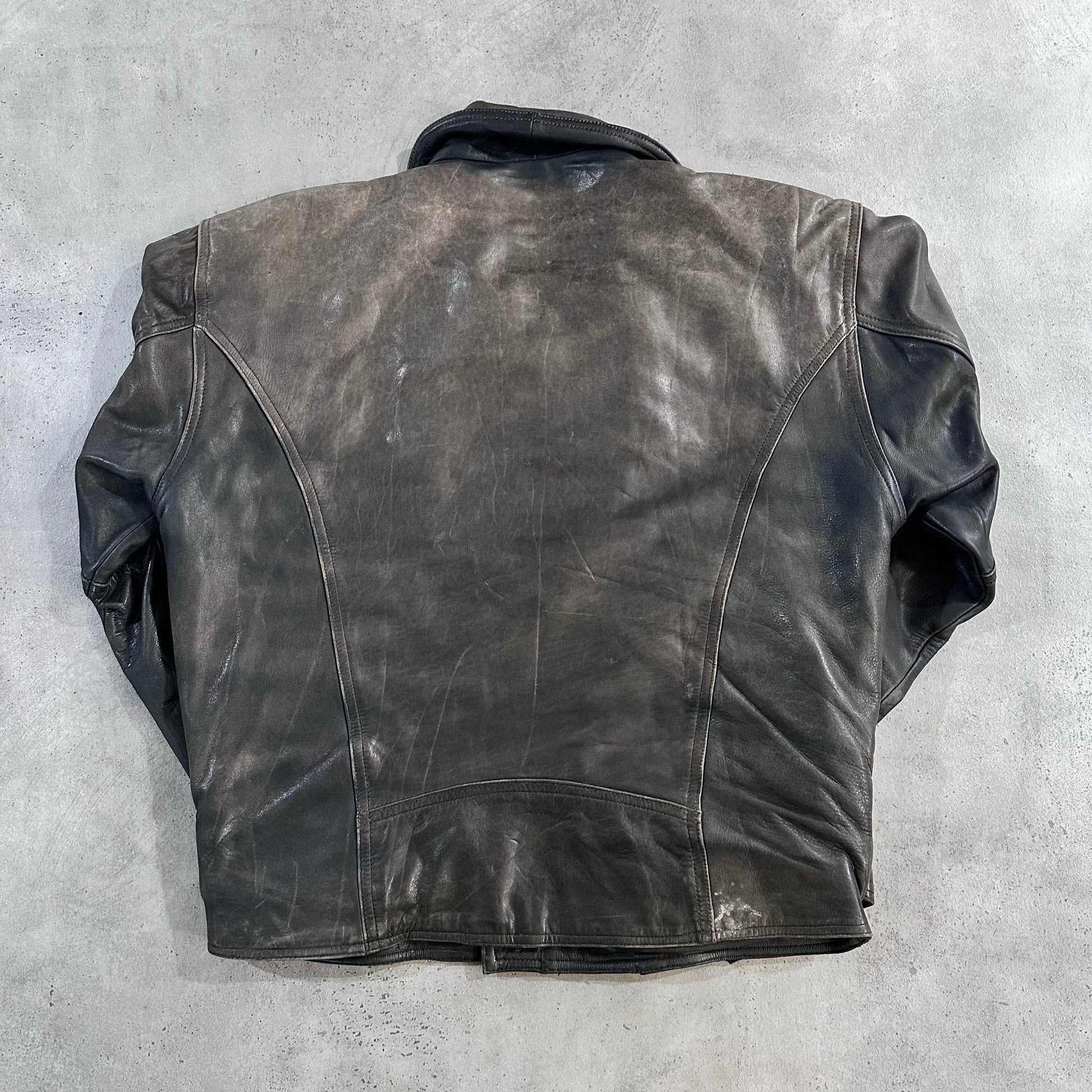 Vintage 70s-90s Netherlands Double Rider Leather Jackets