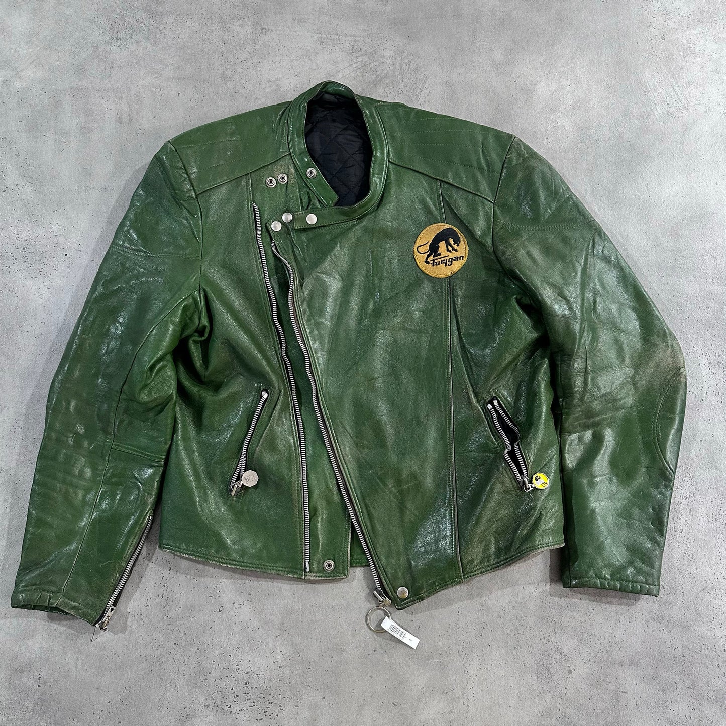 Vintage 70s-90s France Double Rider Leather Jackets