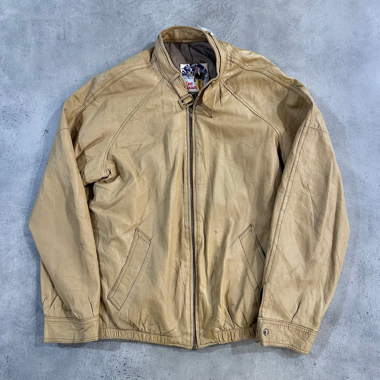 Vintage 70s-90s France Military Flight Leather Jackets