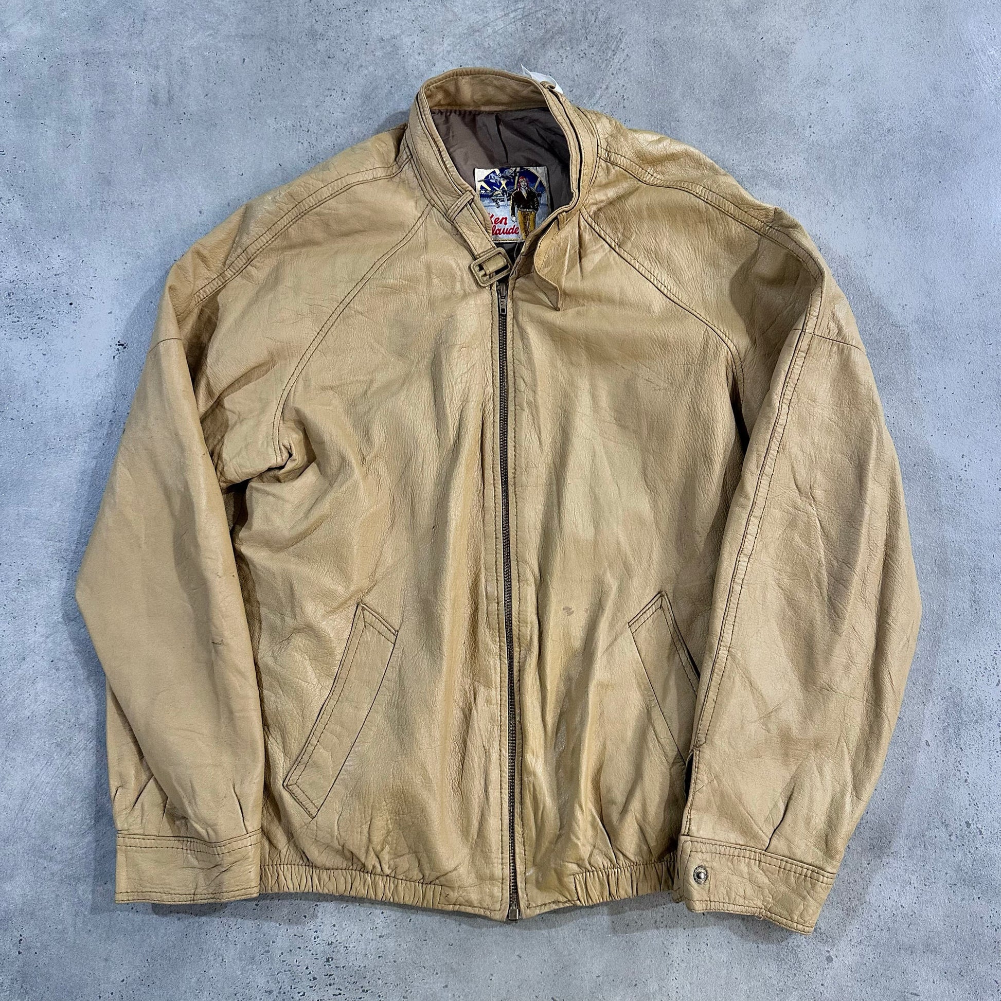 Vintage 70s-90s France Military Flight Leather Jackets