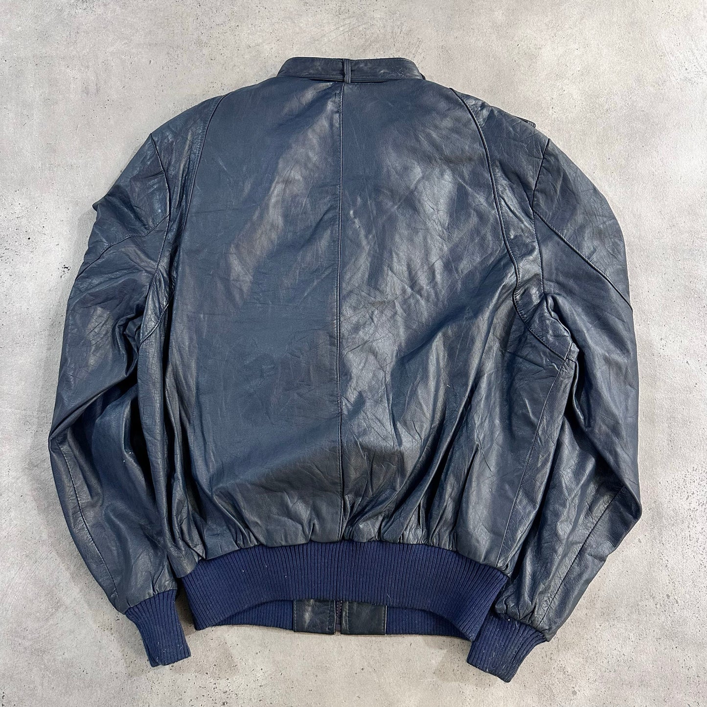 Vintage 70s-90s France Military Flight Leather Jackets
