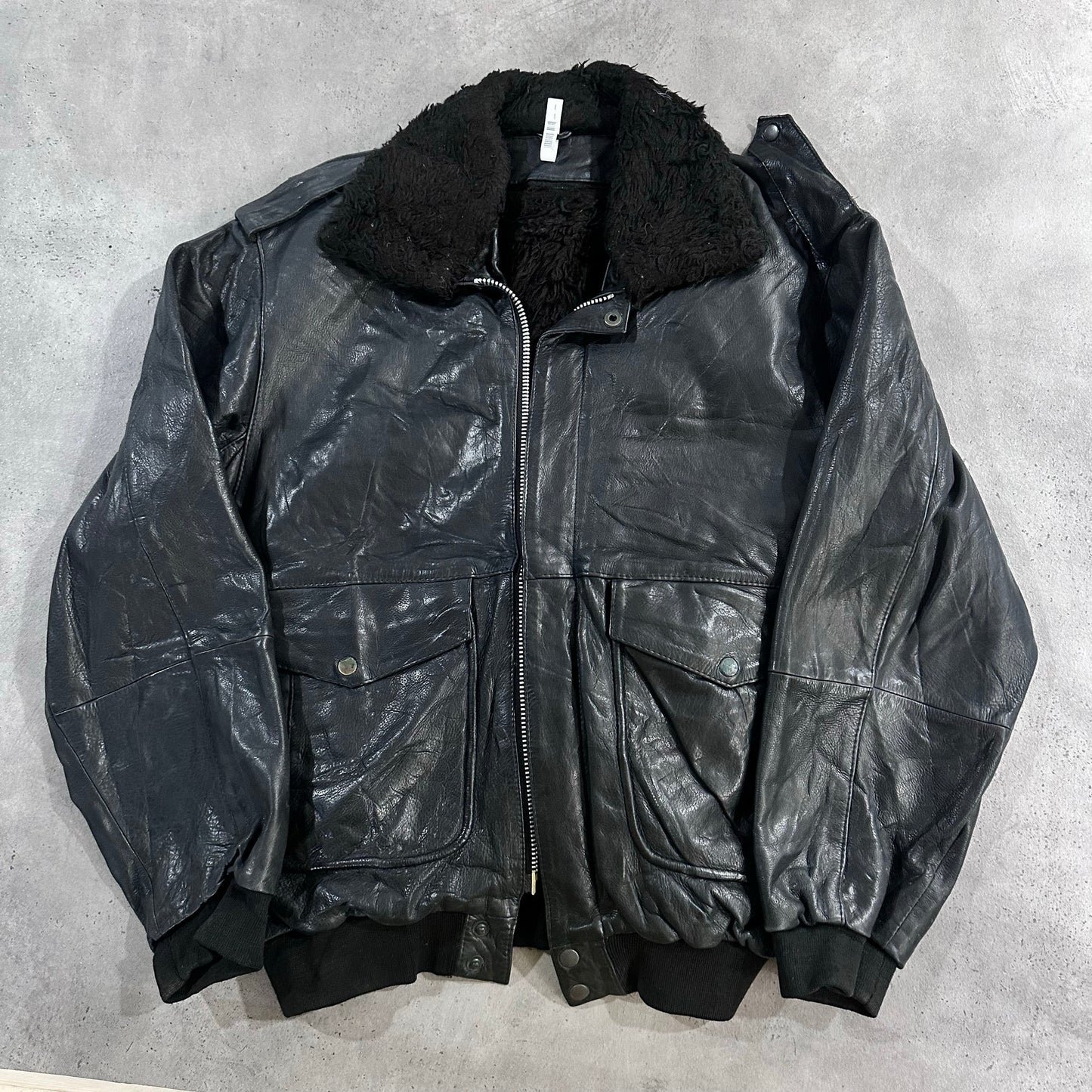 Vintage 70s-90s Chevignon Military Flight Leather Jackets