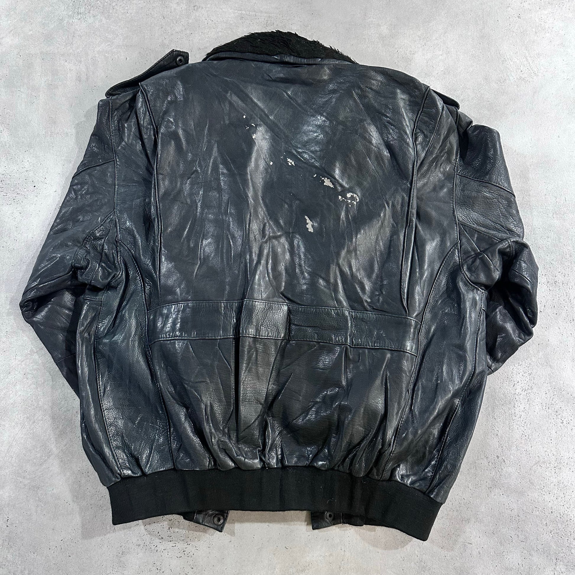Vintage 70s-90s Chevignon Military Flight Leather Jackets