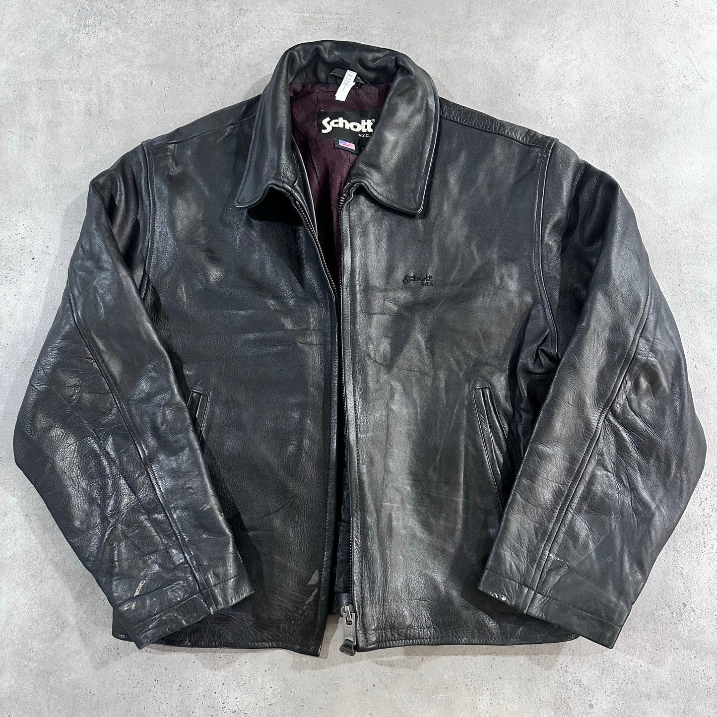 Vintage 70s-90s USA Schott Motorcycle Leather Jackets