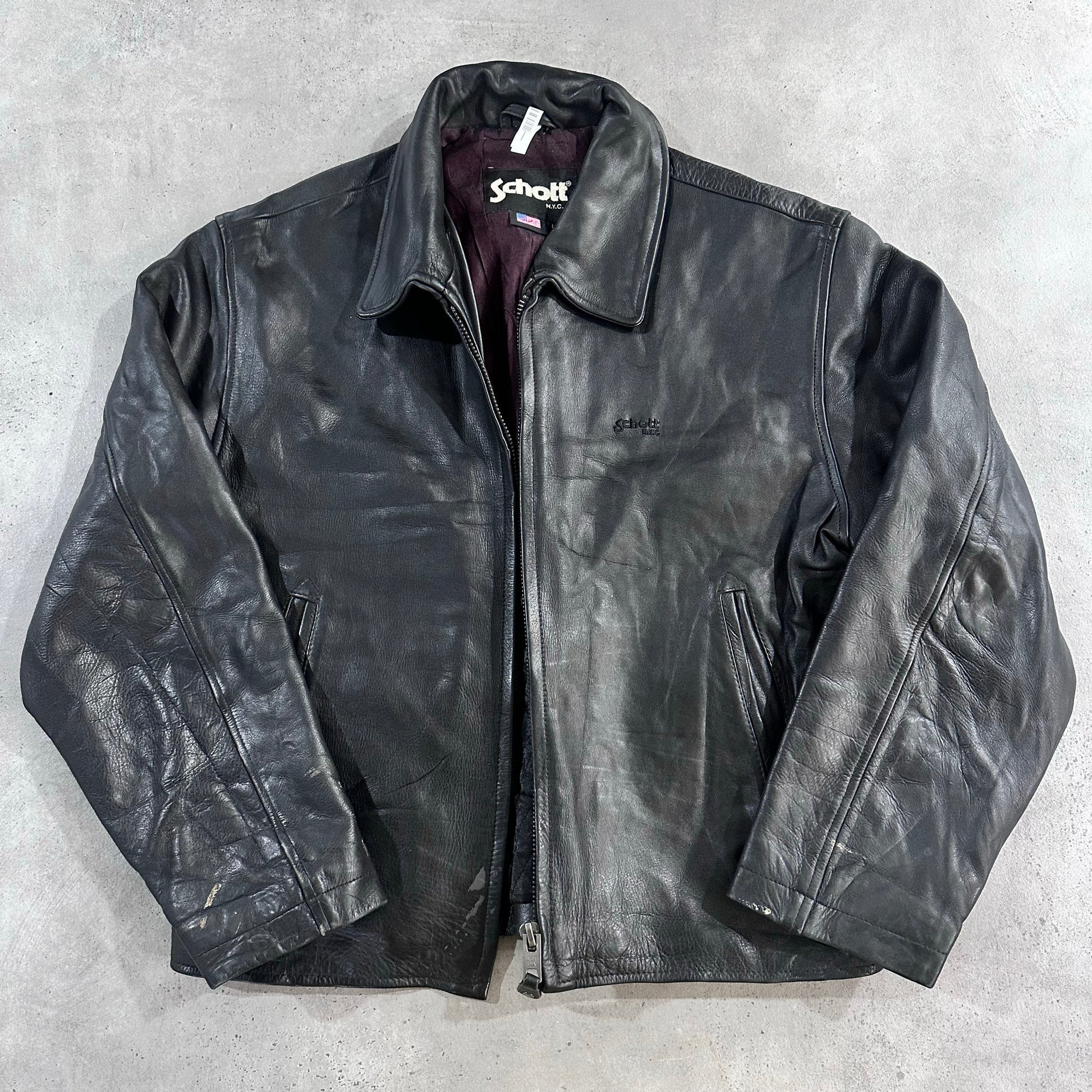 Vintage 70s-90s USA Schott Motorcycle Leather Jackets