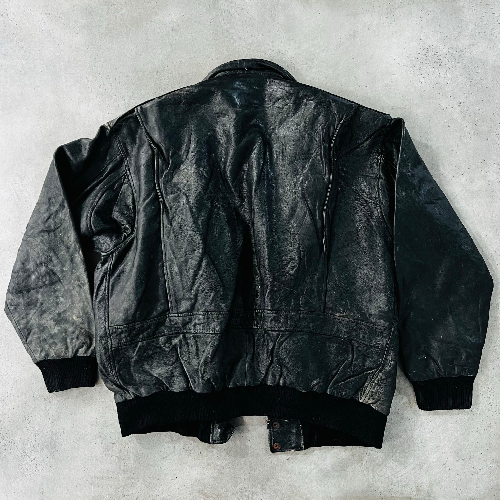 Vintage 70s-90s Military Flight Leather Jackets