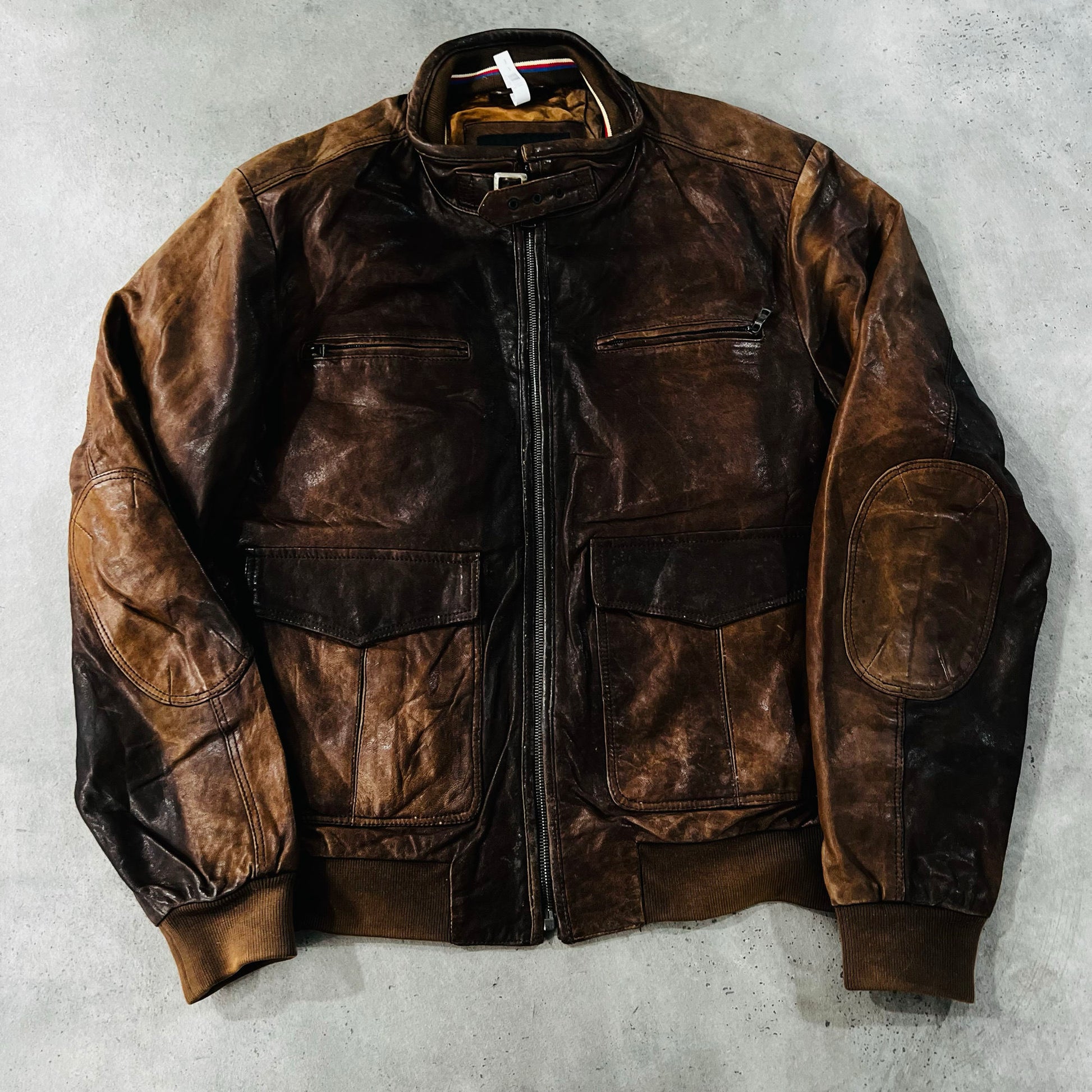 Vintage Italy Retro Flight Leather Jackets