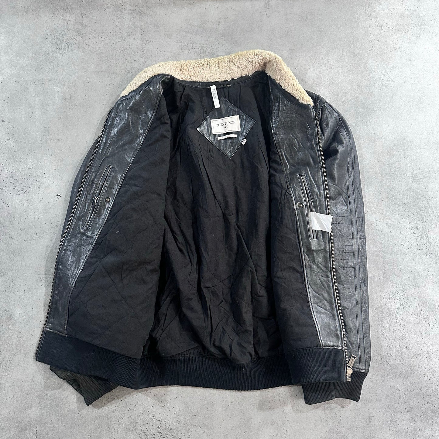 Vintage 70s-90s Chevignon Military Flight Leather Jackets