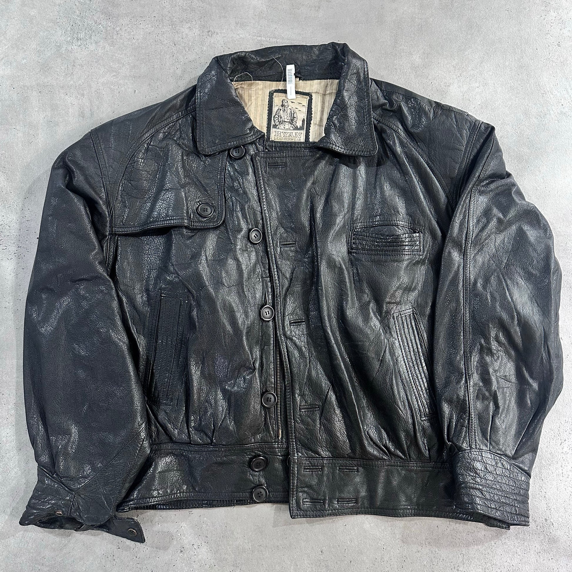 Vintage 70s-90s South Korea Military Flight Leather Jackets