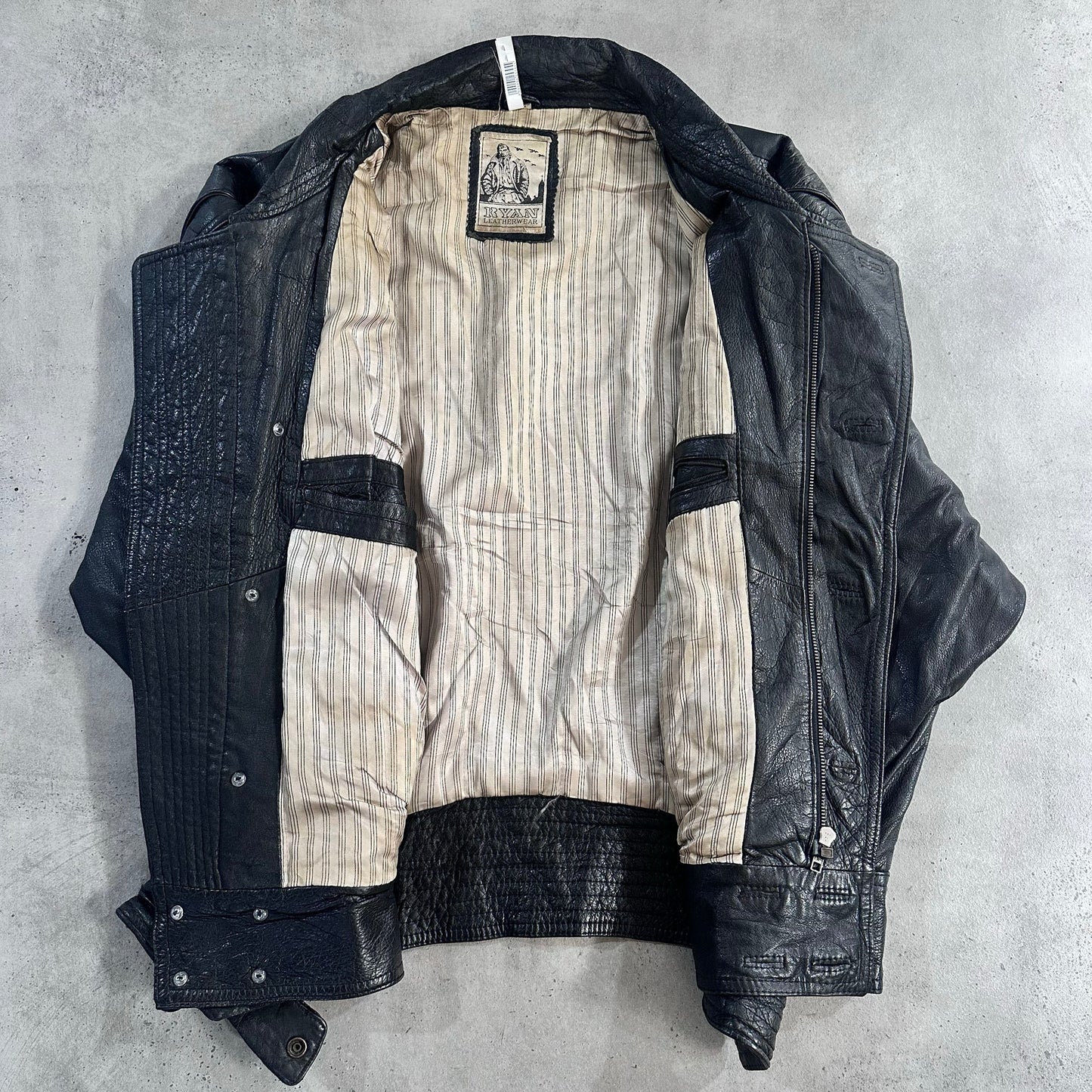 Vintage 70s-90s South Korea Military Flight Leather Jackets