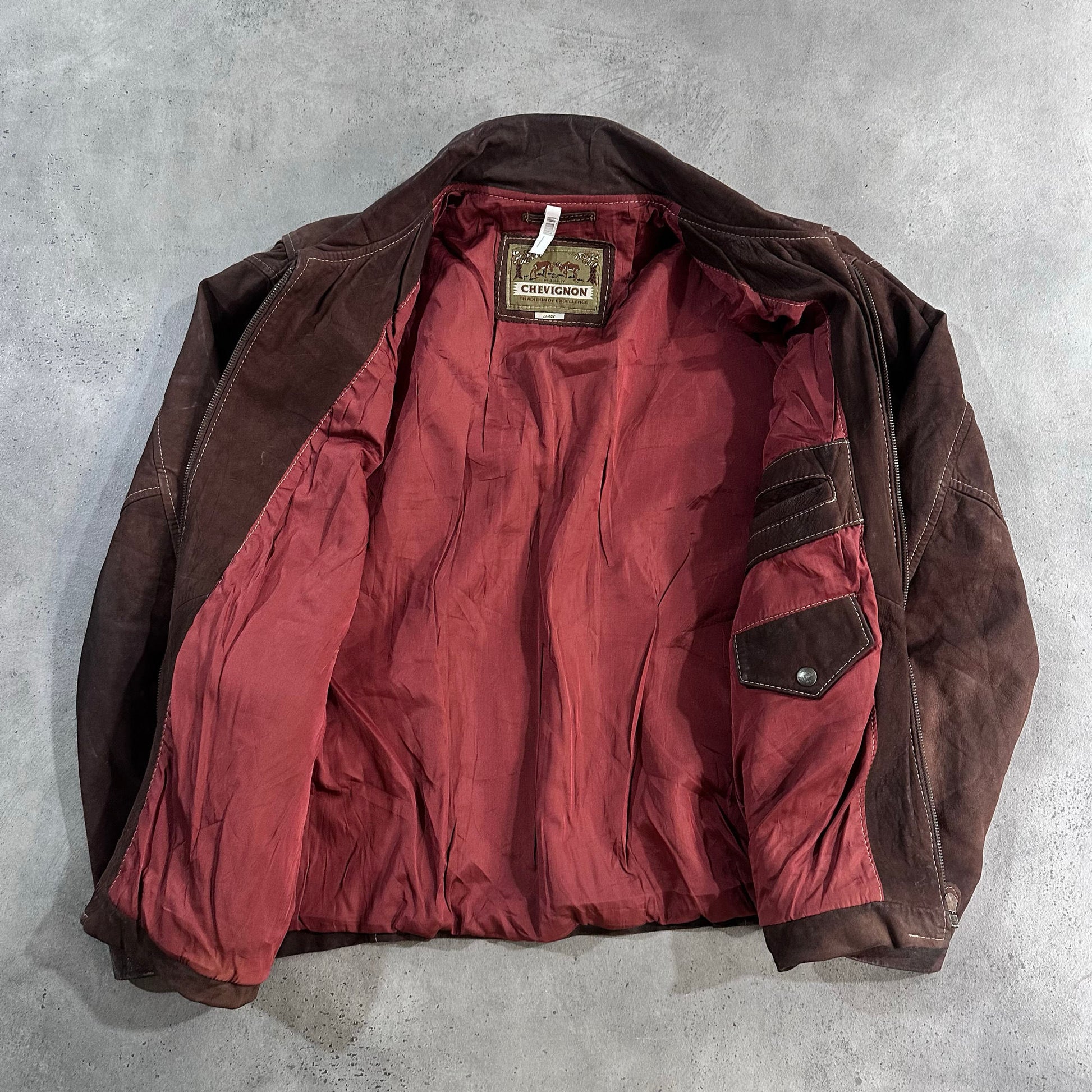Vintage 70s-90s Chevignon Retro Leather Jackets