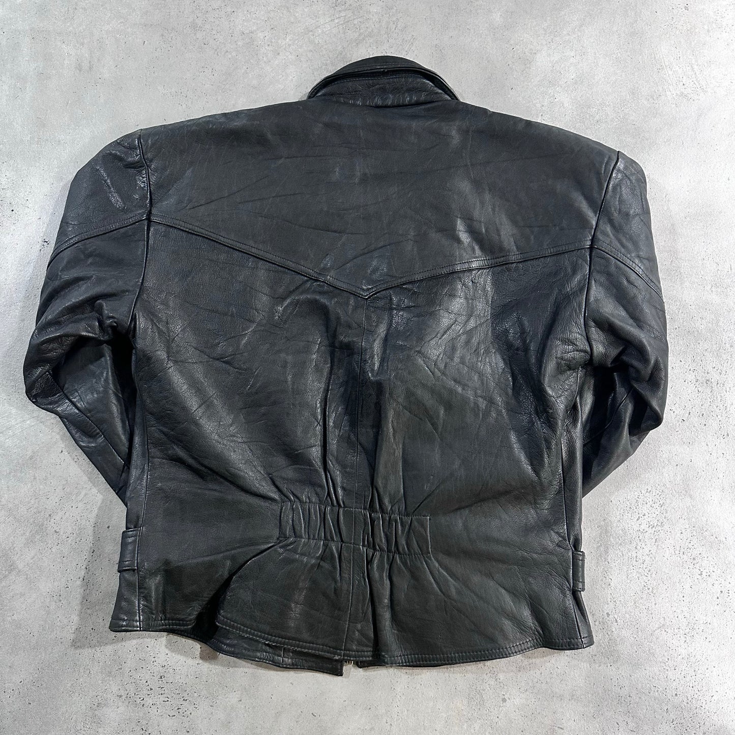 Vintage 70s-90s Germany Double Rider Leather Jackets
