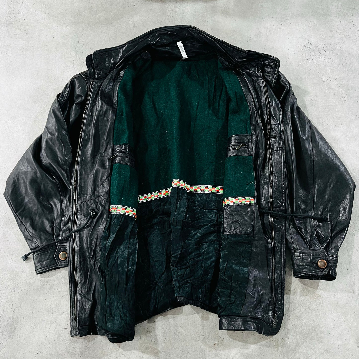 Vintage 70s-90s Germany Bavaria Mid-Length Leather Jackets