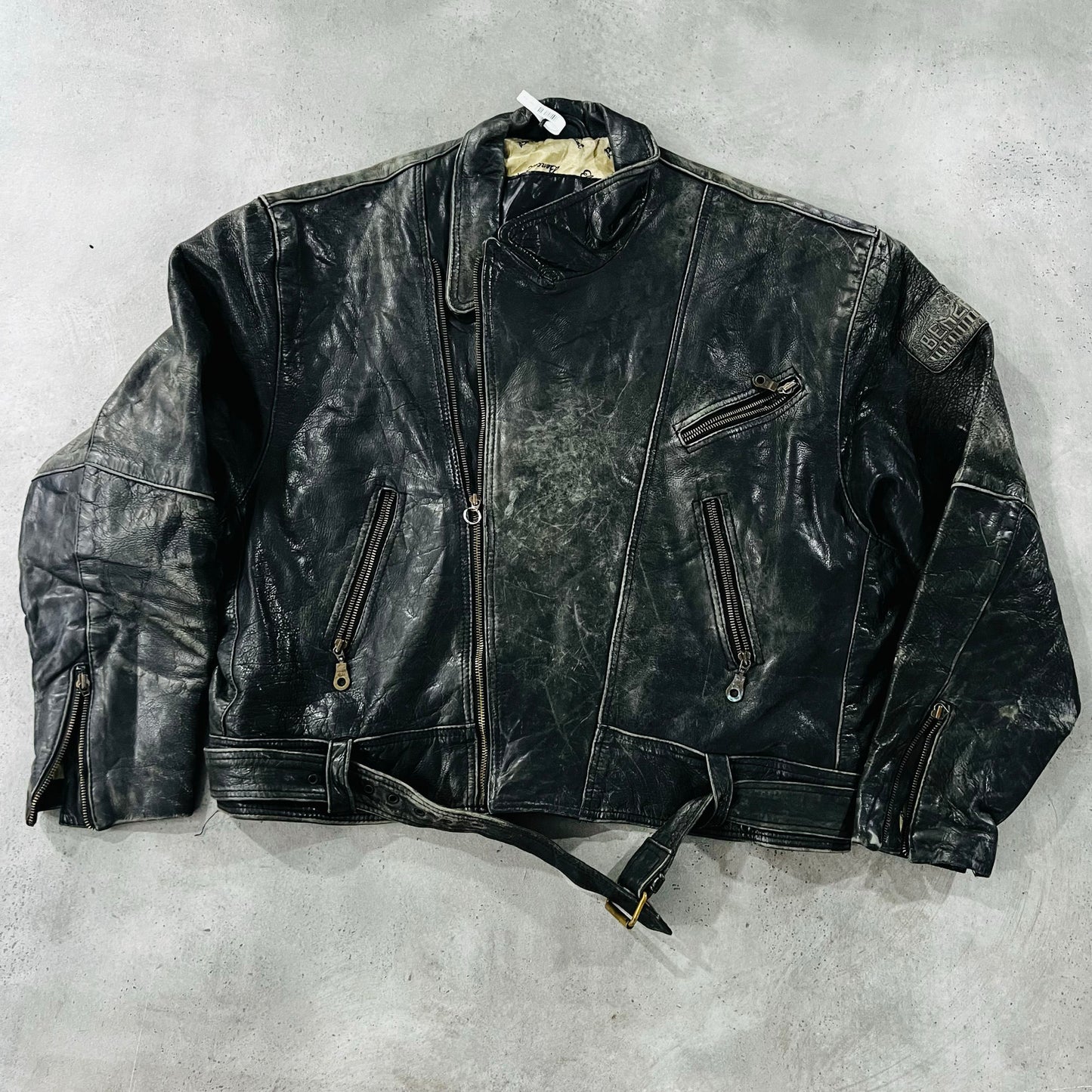 Vintage 70s-90s South Korea Double Rider Leather Jackets