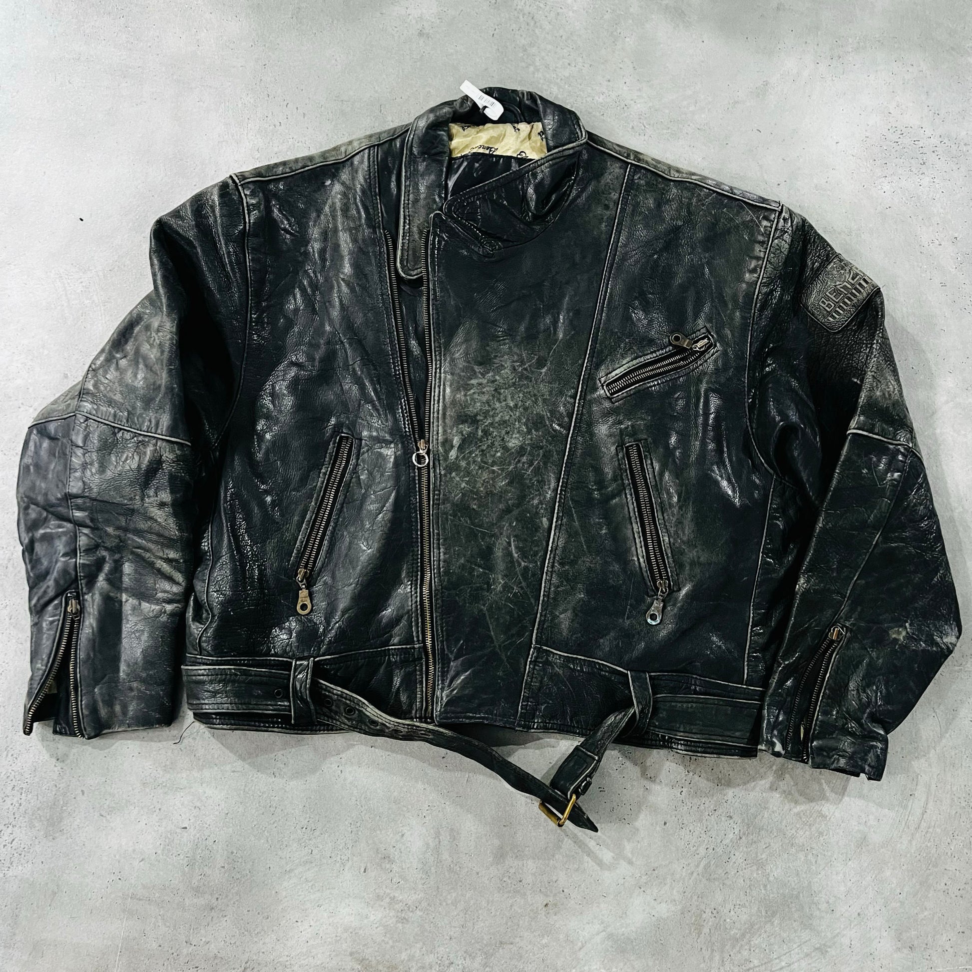 Vintage 70s-90s South Korea Double Rider Leather Jackets