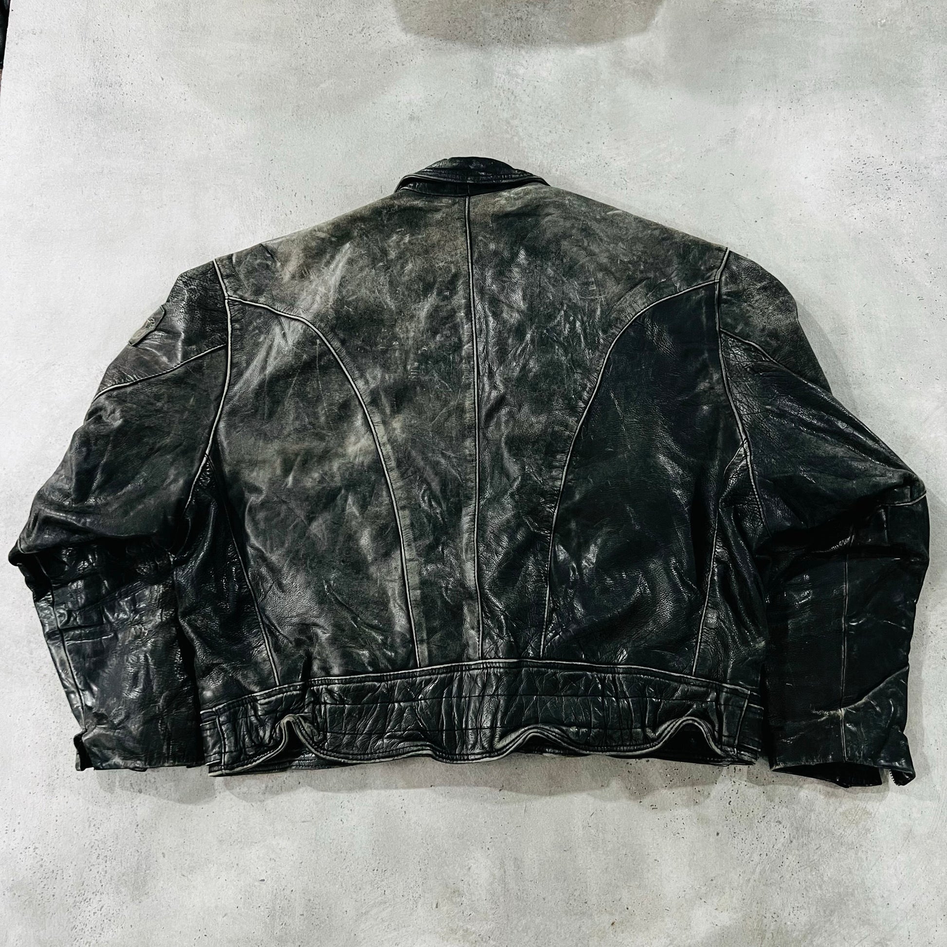 Vintage 70s-90s South Korea Double Rider Leather Jackets