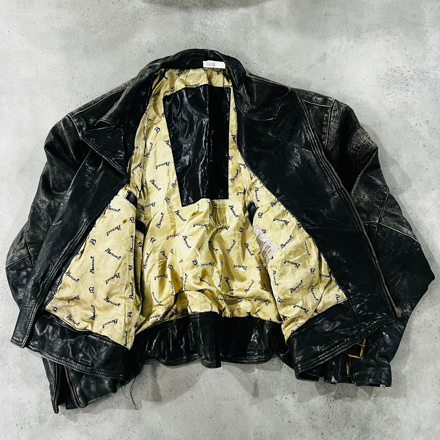 Vintage 70s-90s South Korea Double Rider Leather Jackets