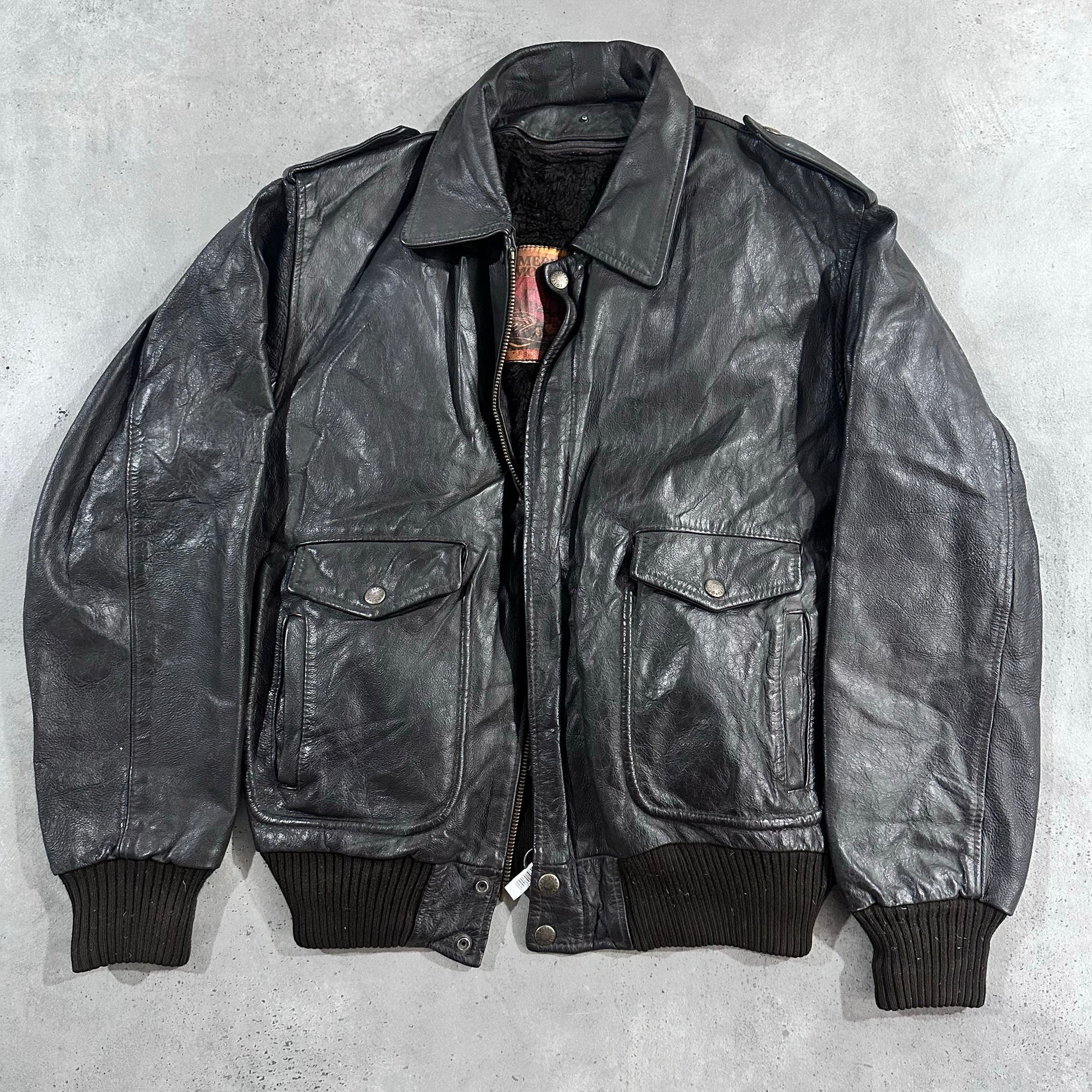 Vintage 70s-90s Military A-2 Leather Jackets