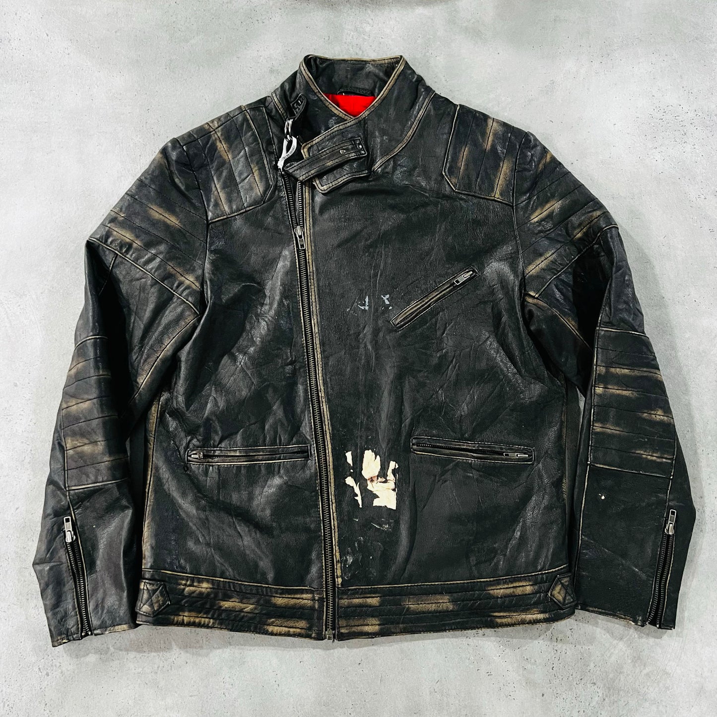 Vintage Retro Double Rider Leather Jackets