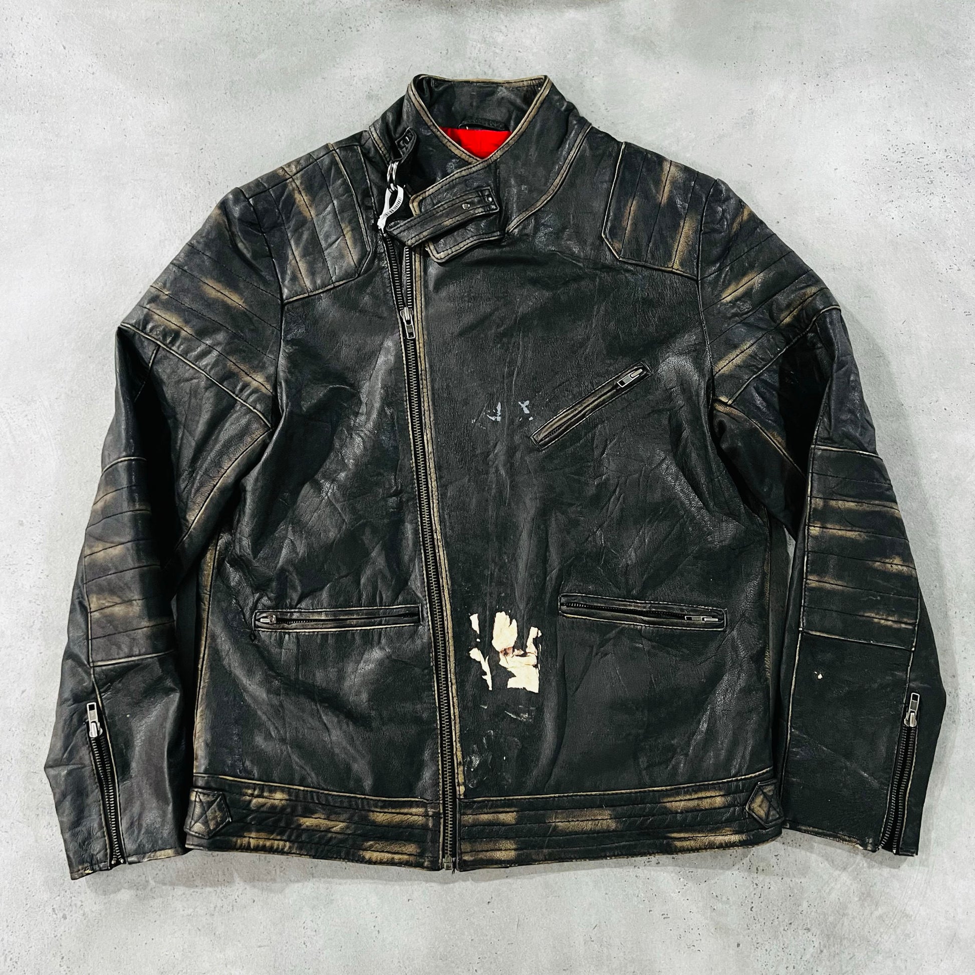 Vintage Retro Double Rider Leather Jackets