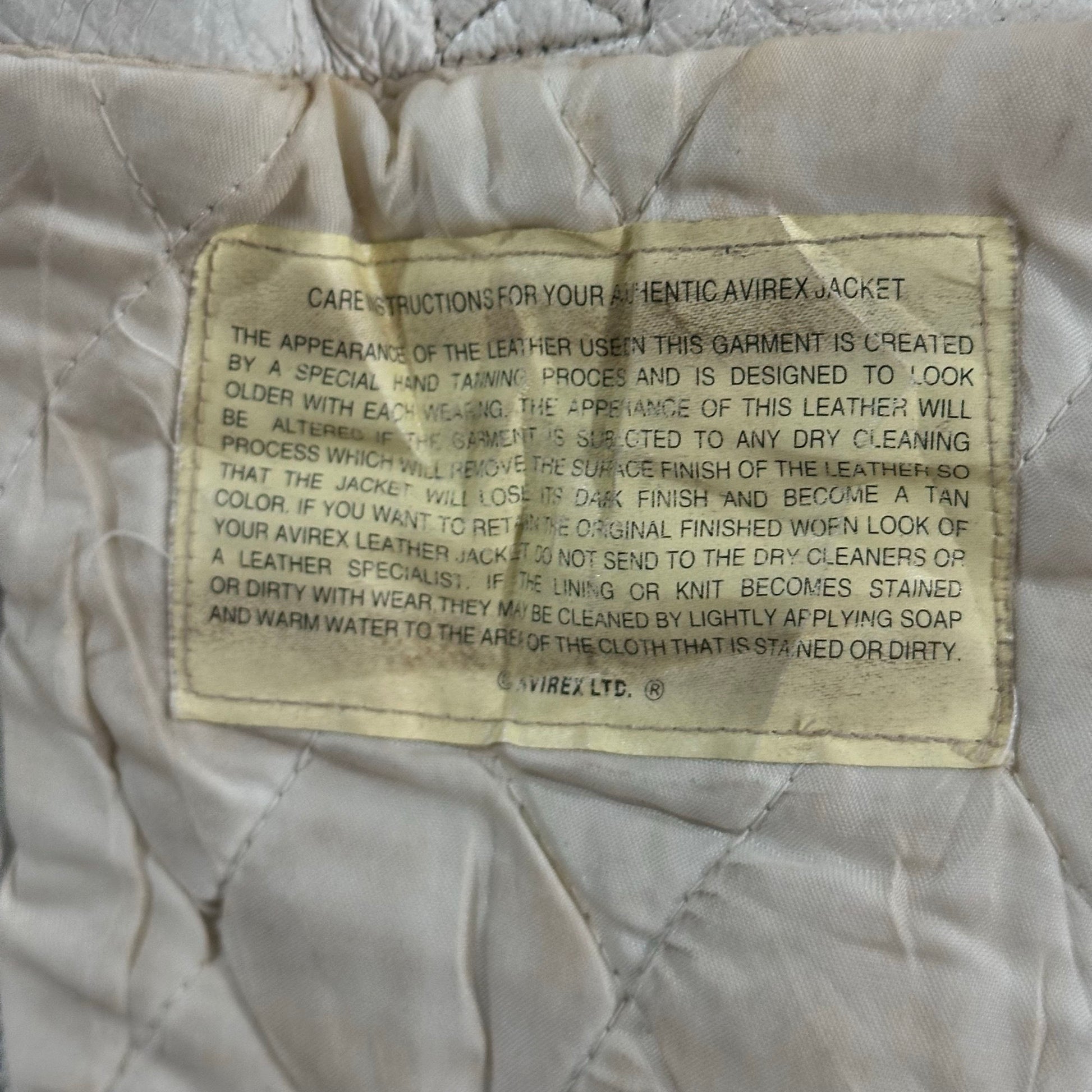 Vintage Avirex Military Flight Leather Jackets