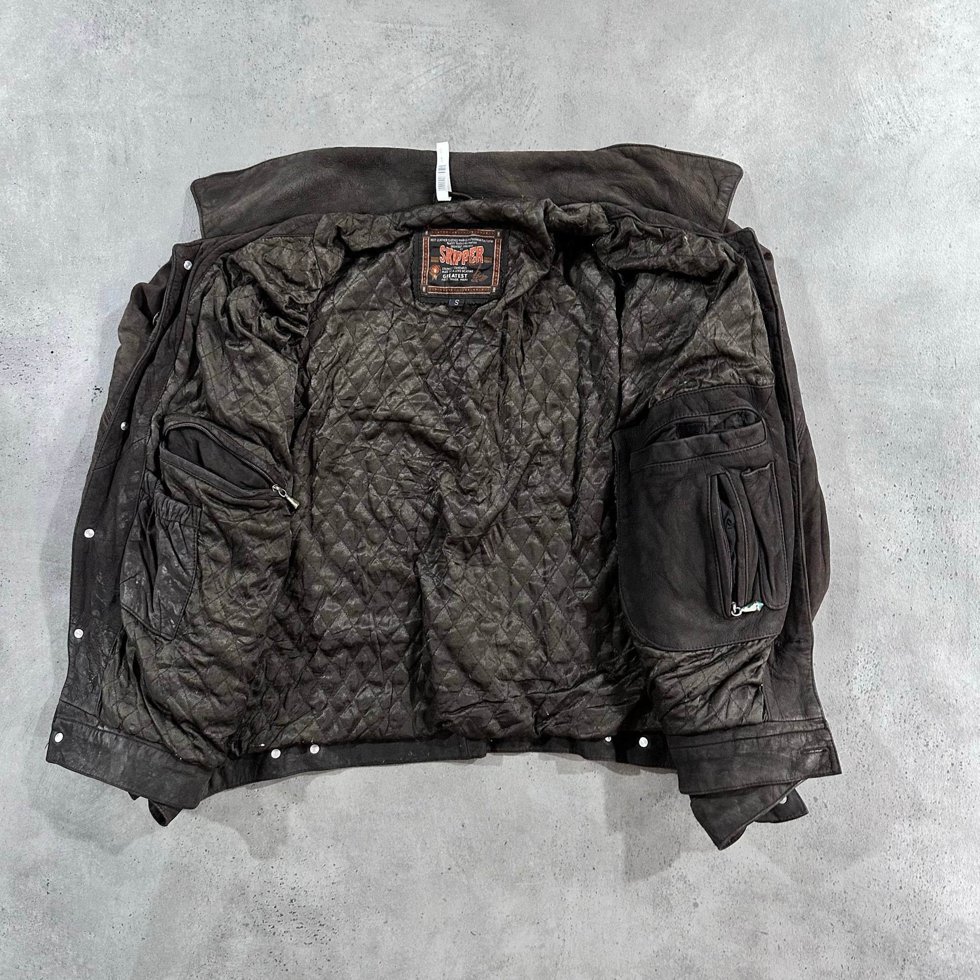 Vintage 70s-90s France Workwear Leather Jackets