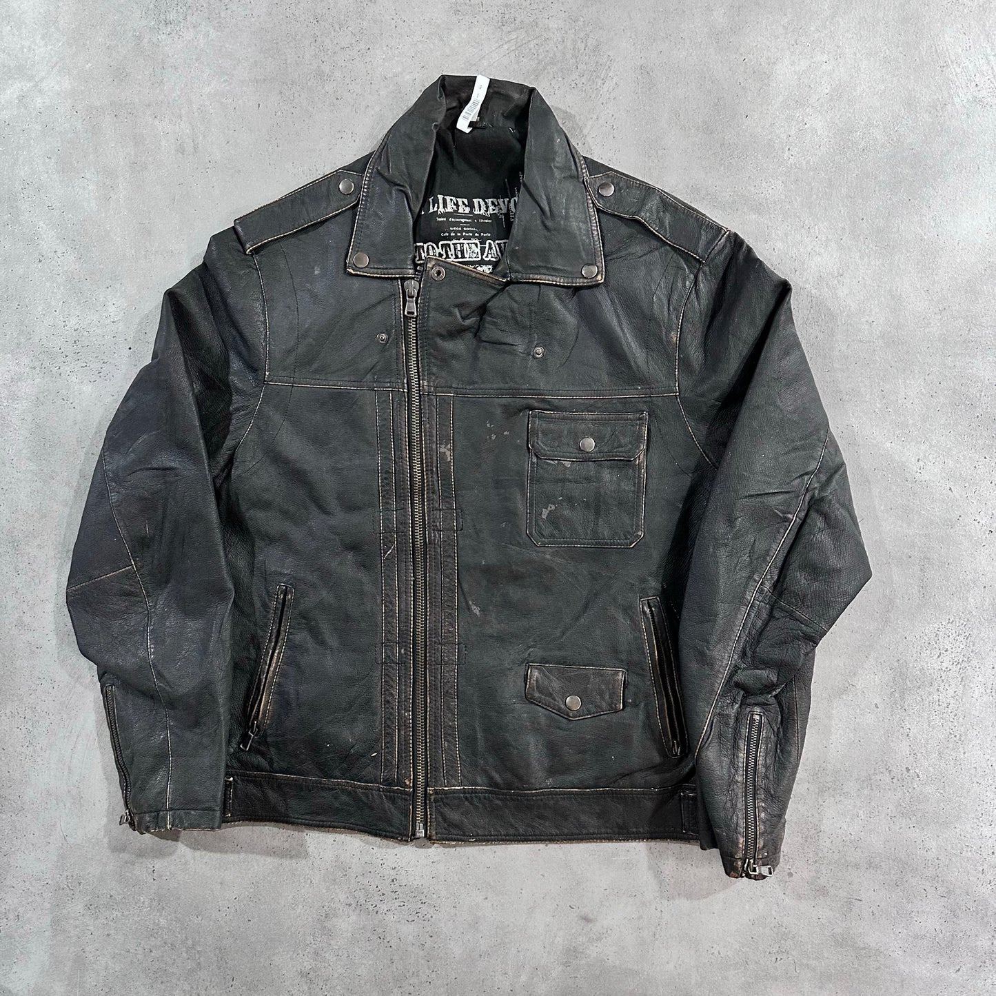 Vintage Retro Double Rider Leather Jackets