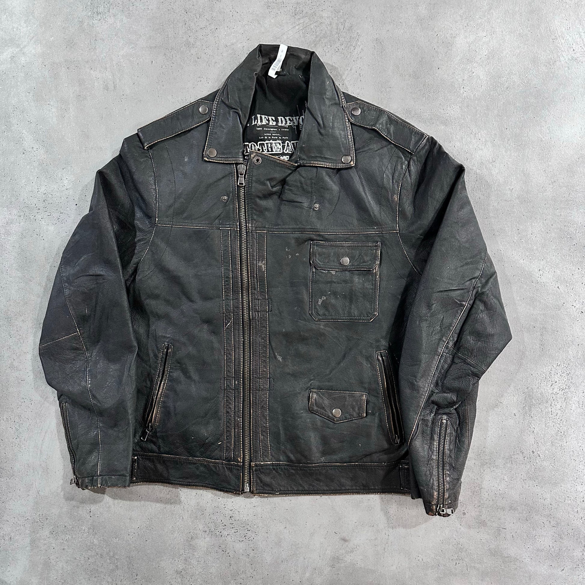 Vintage Retro Double Rider Leather Jackets