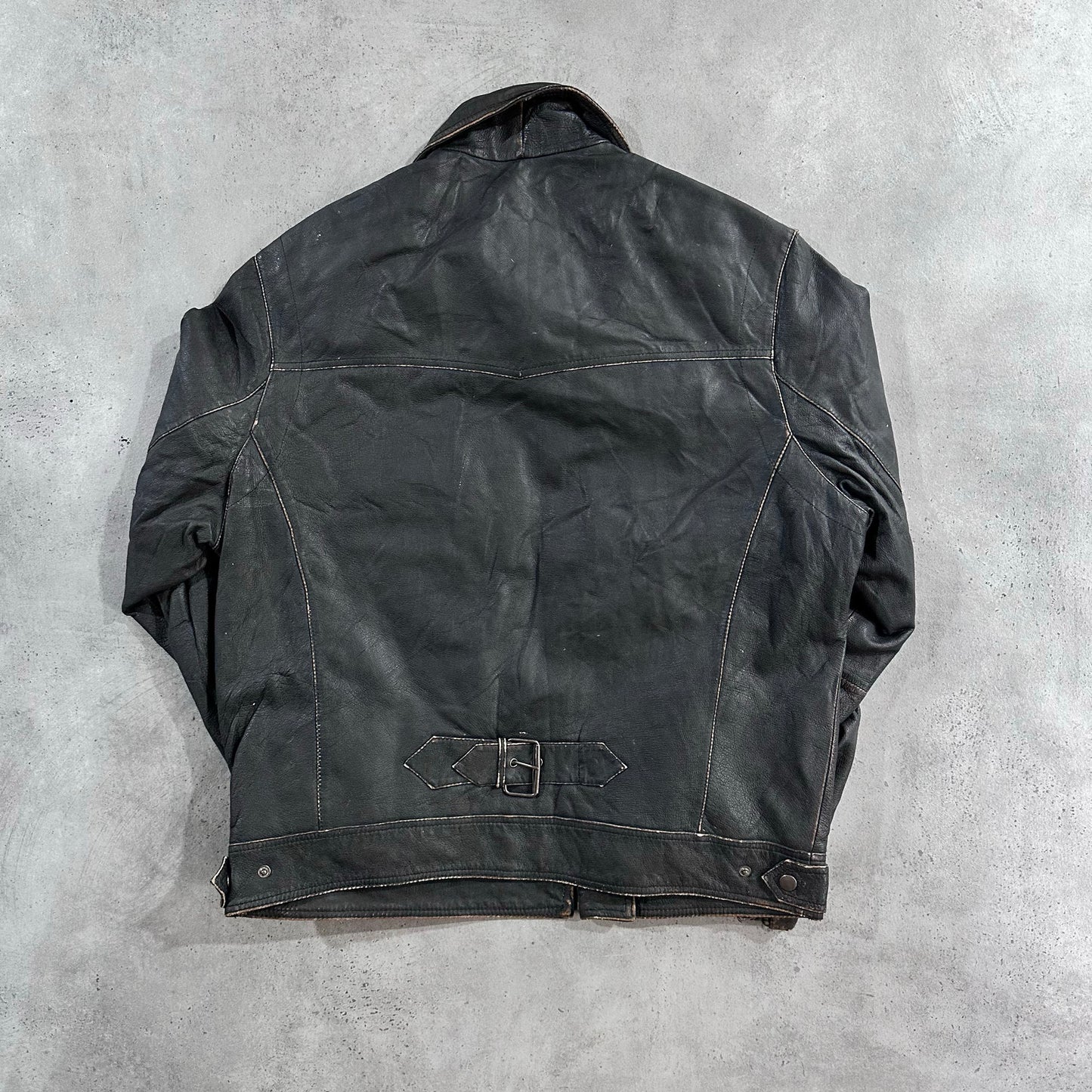Vintage Retro Double Rider Leather Jackets