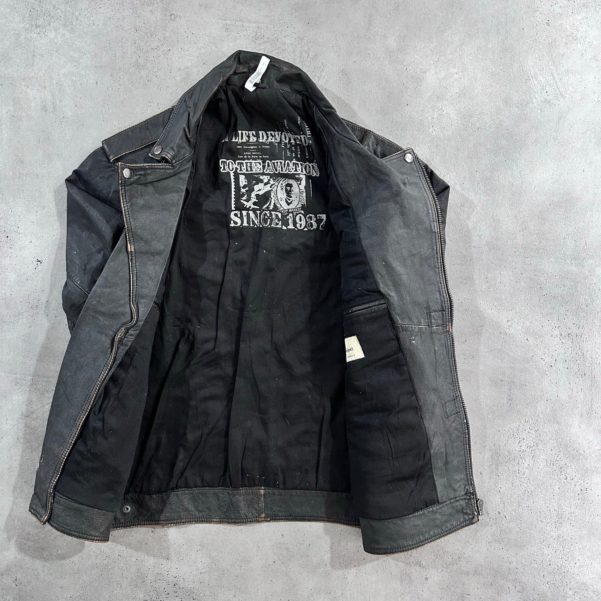 Vintage Retro Double Rider Leather Jackets