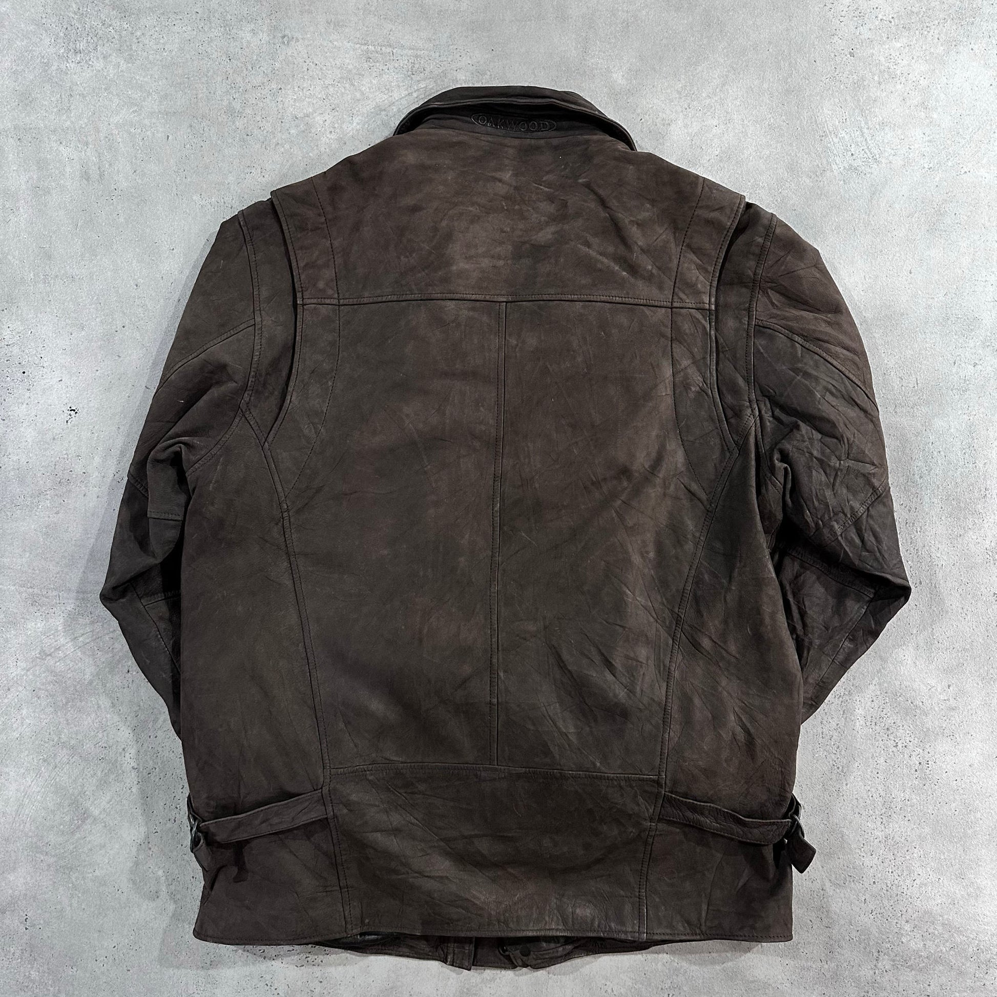 Vintage 70s-90s Oakwood Retro Mid-Length Leather Jackets