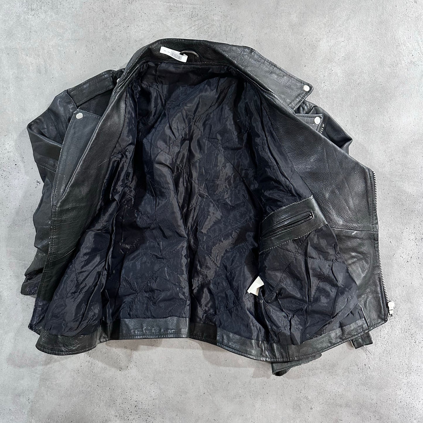 Vintage 70s-90s France Double Rider Leather Jackets