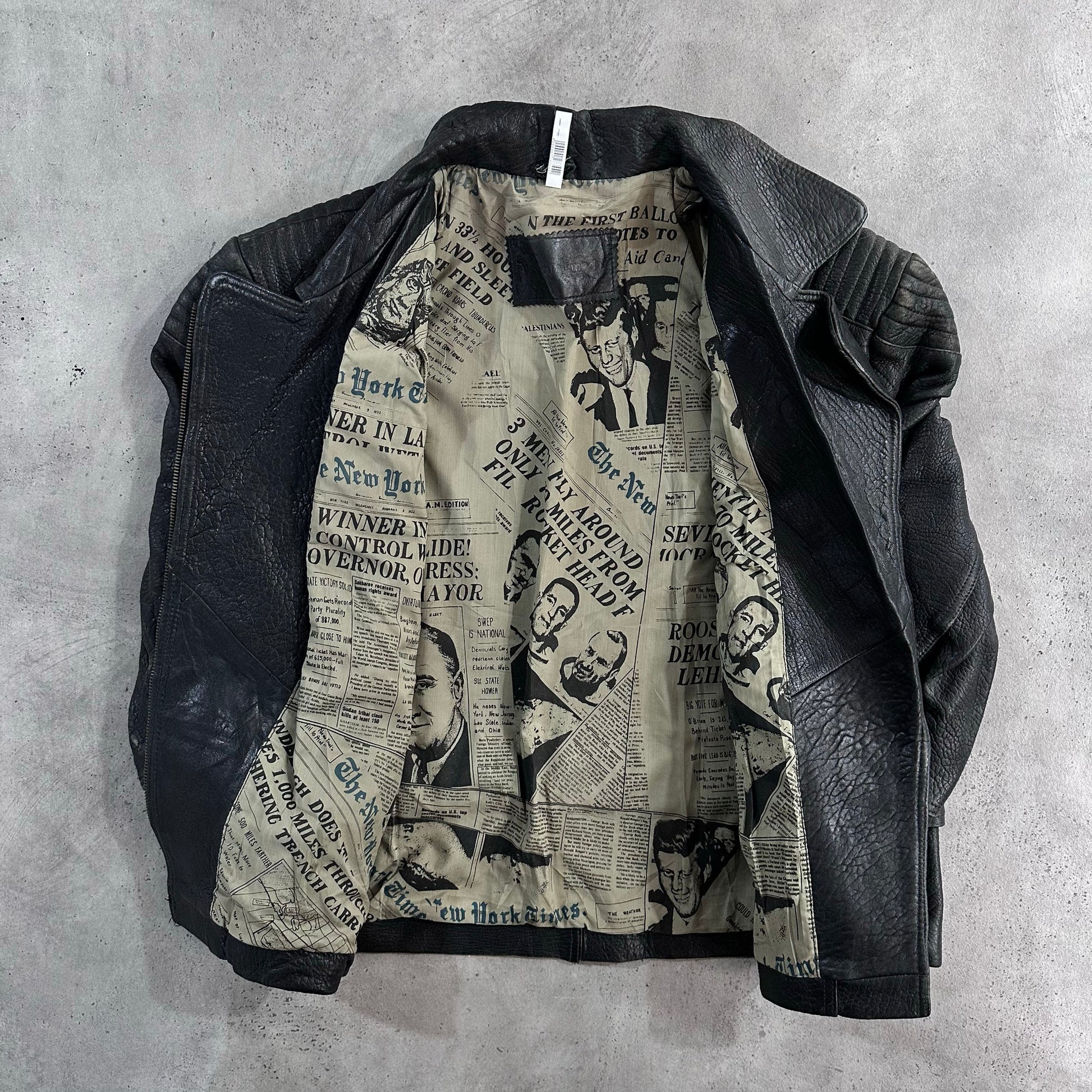 Vintage 70s-90s Double Rider Leather Jackets