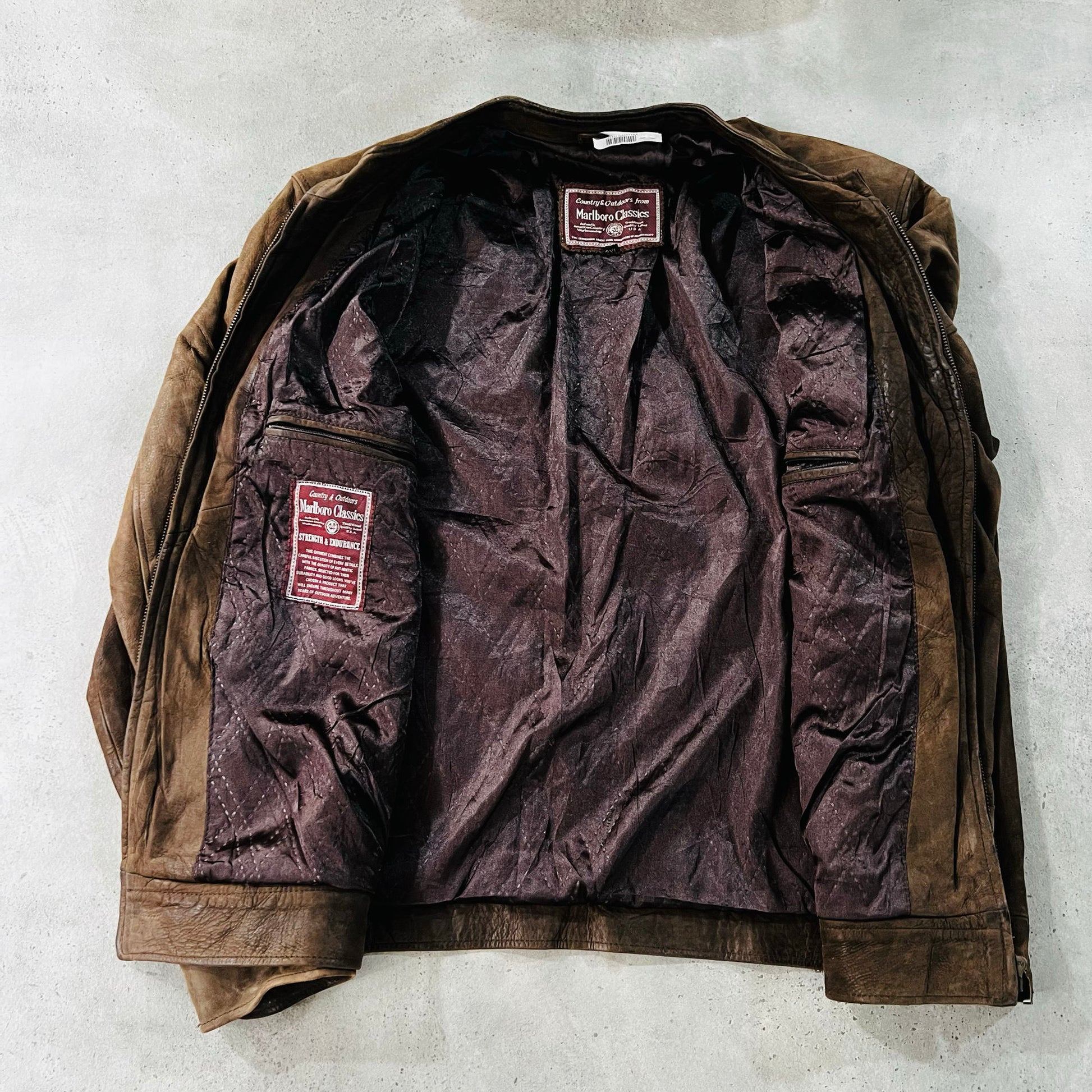 Vintage 70s-90s Marlboro Retro Leather Jackets