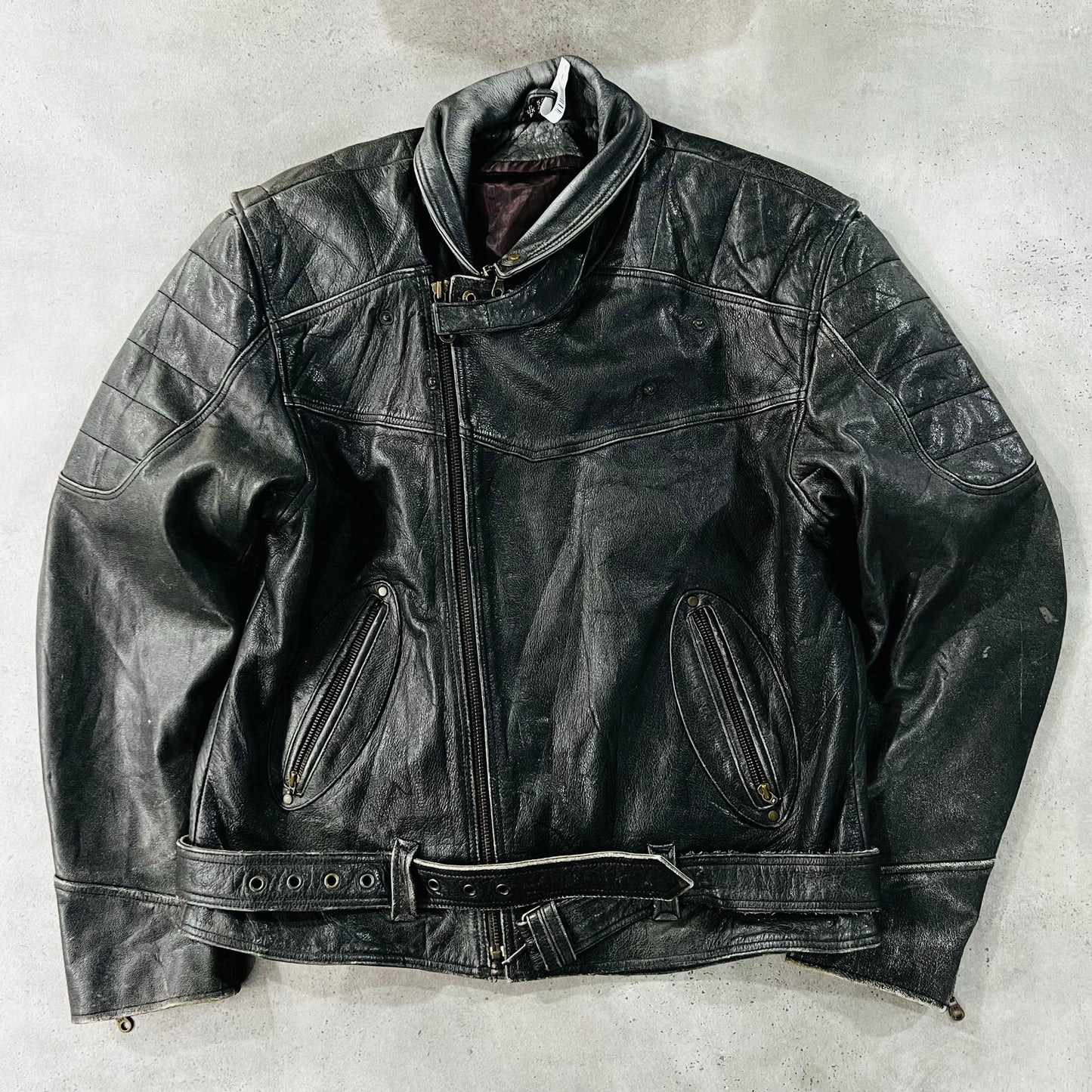 Vintage Germany Retro Double Rider Leather Jackets
