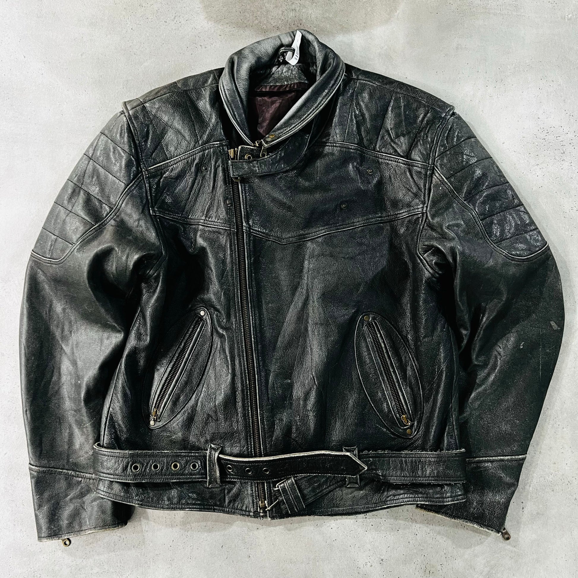 Vintage Germany Retro Double Rider Leather Jackets