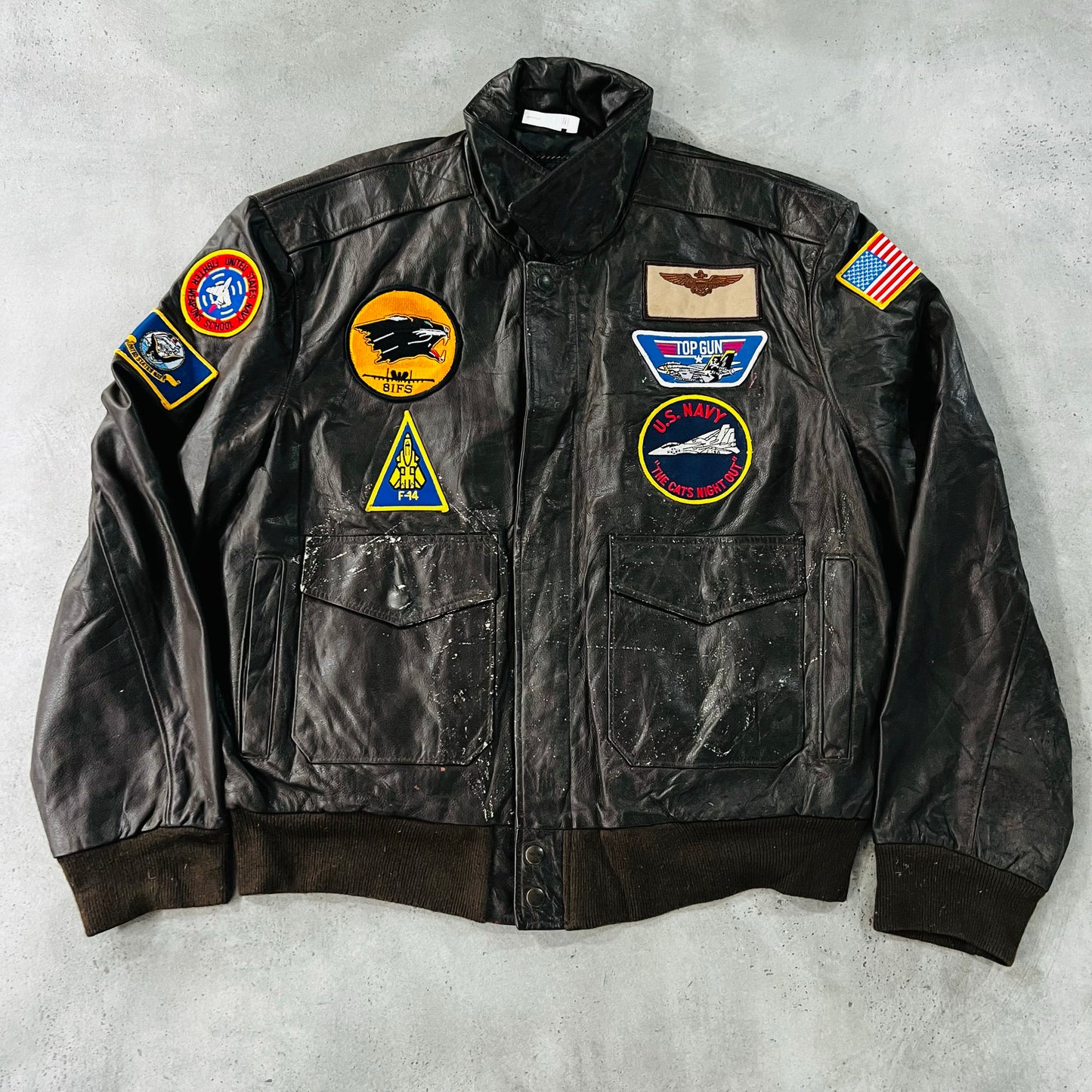 Vintage 70s-90s USA Military A-2 Leather Jackets