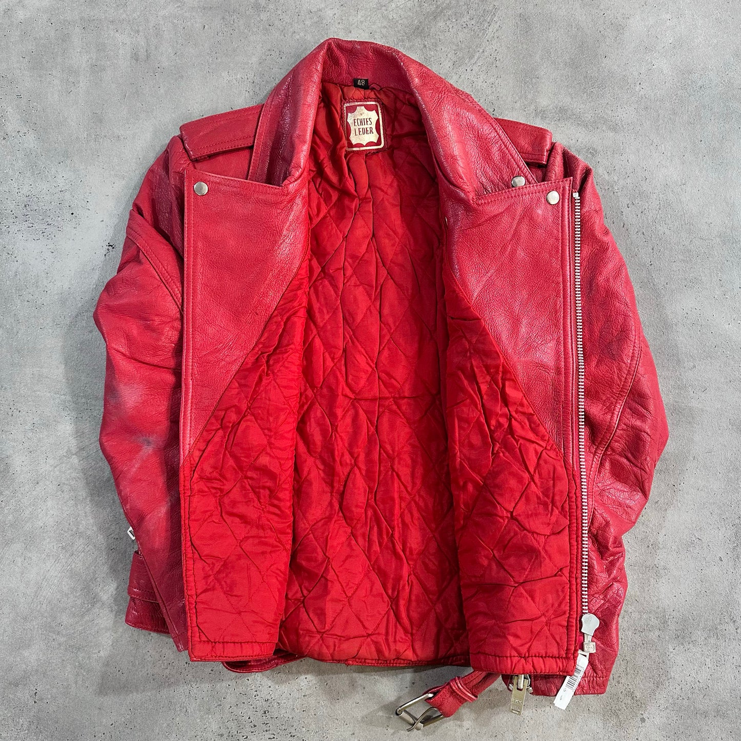Vintage 70s-90s Germany Double Rider Leather Jackets